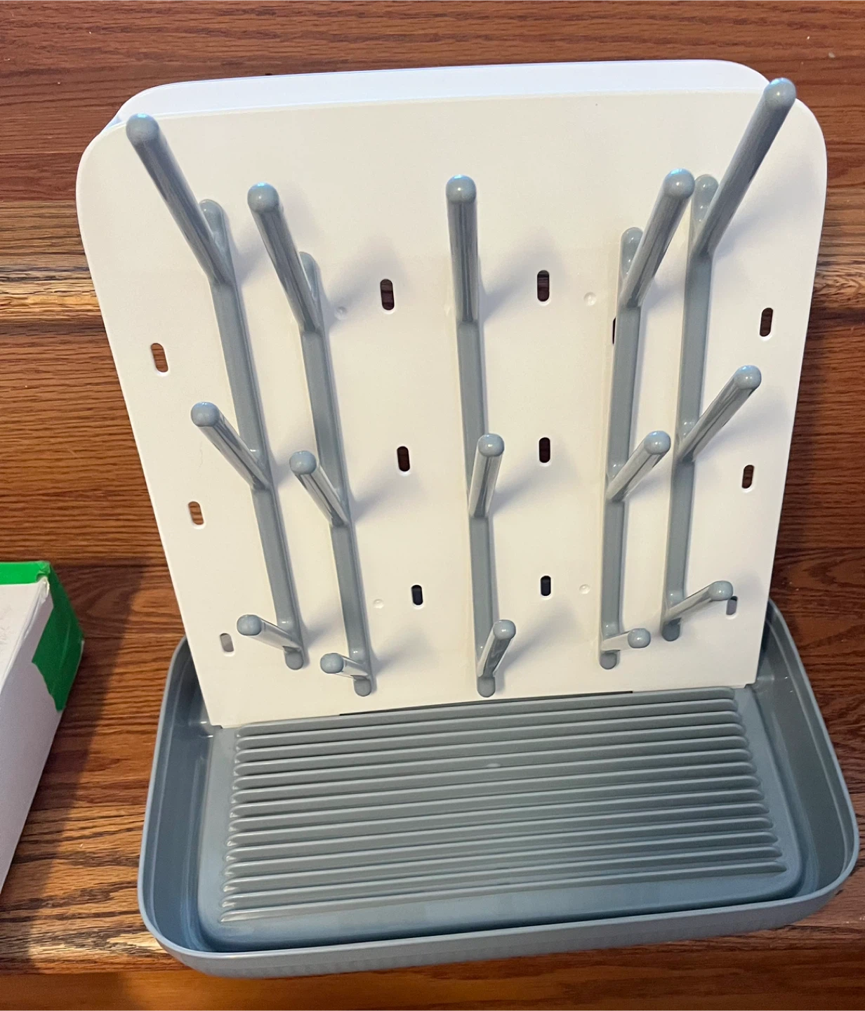 Lifewit Baby Bottle Drying Rack for 15 Bottles - White & Gray - photo 5