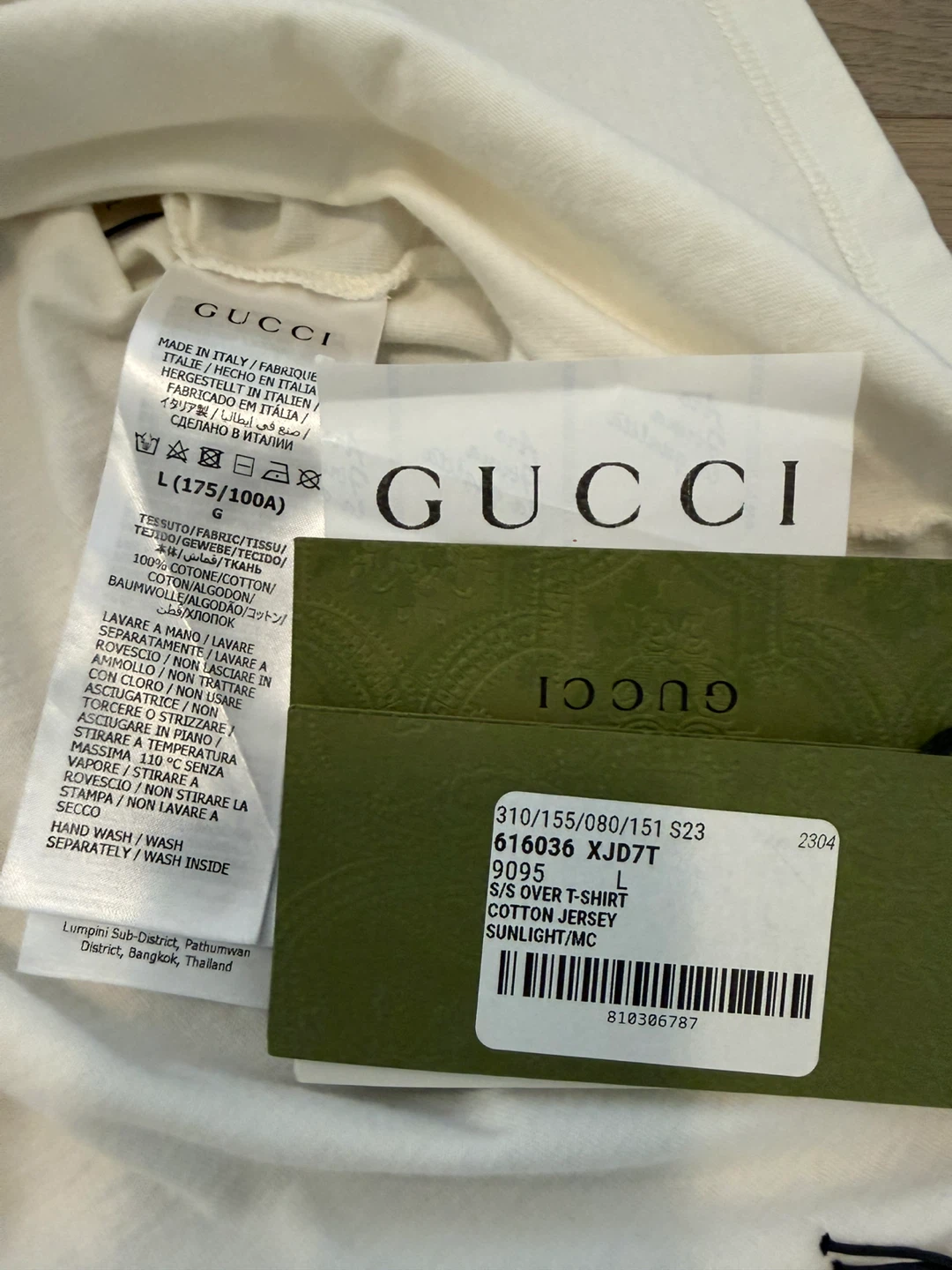 Gucci Firenze 1921 Cotton T-Shirt - Size L - photo 3