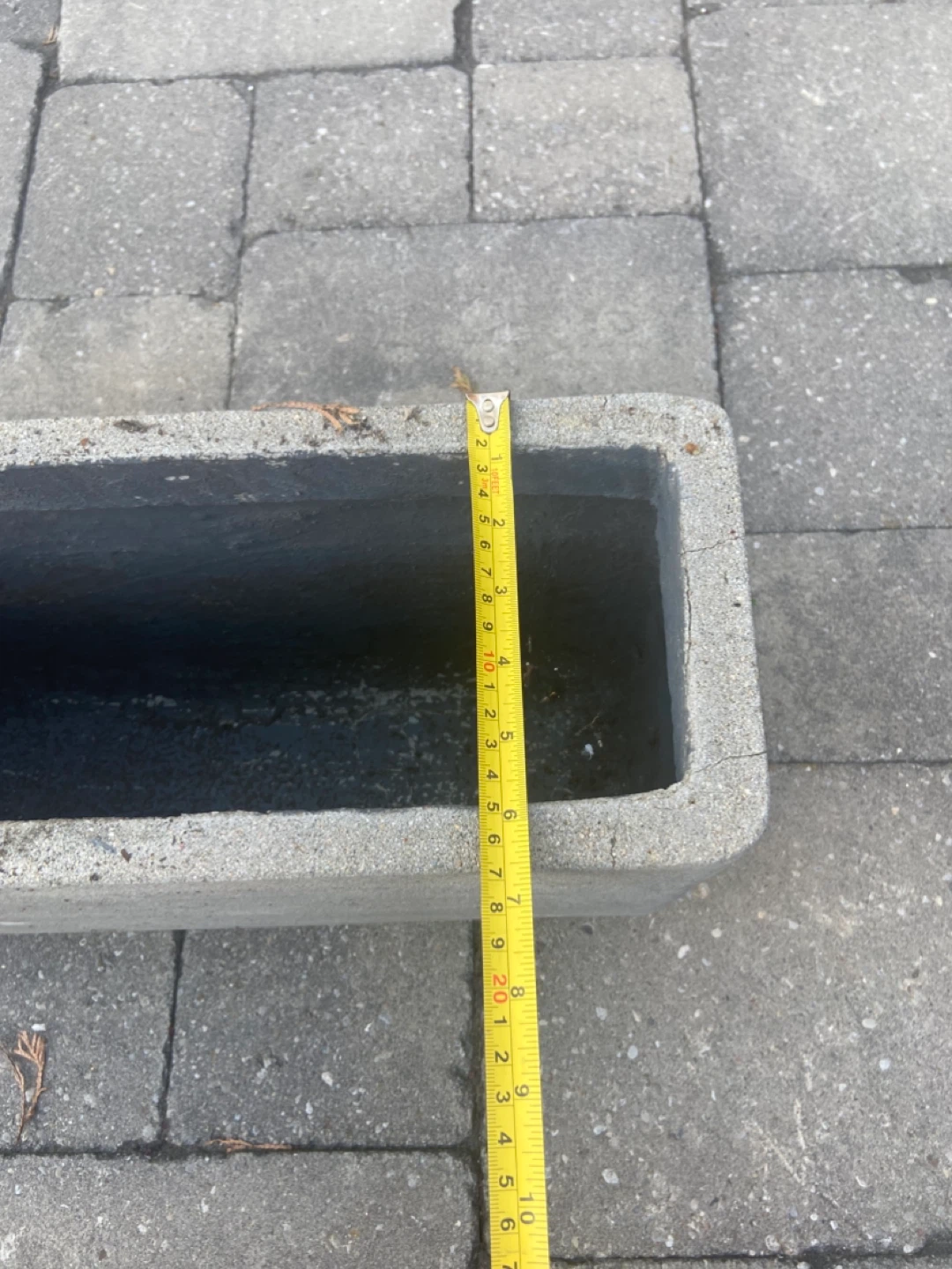 Rectangular Concrete Planters x 4 - photo 3