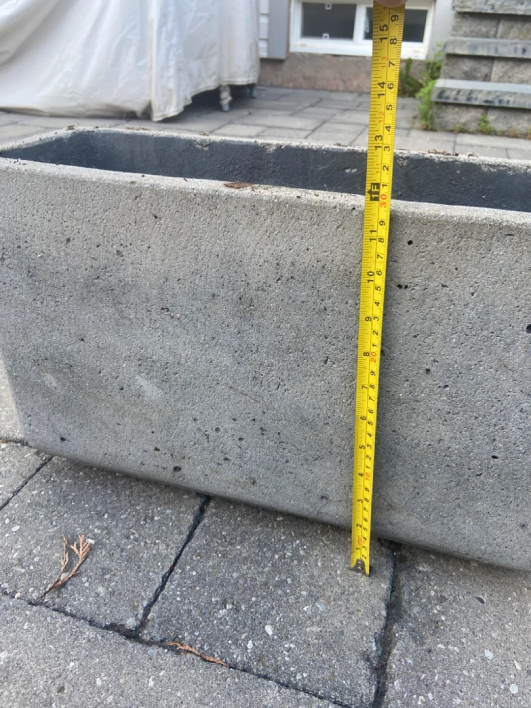 Rectangular Concrete Planters x 4 - photo 5
