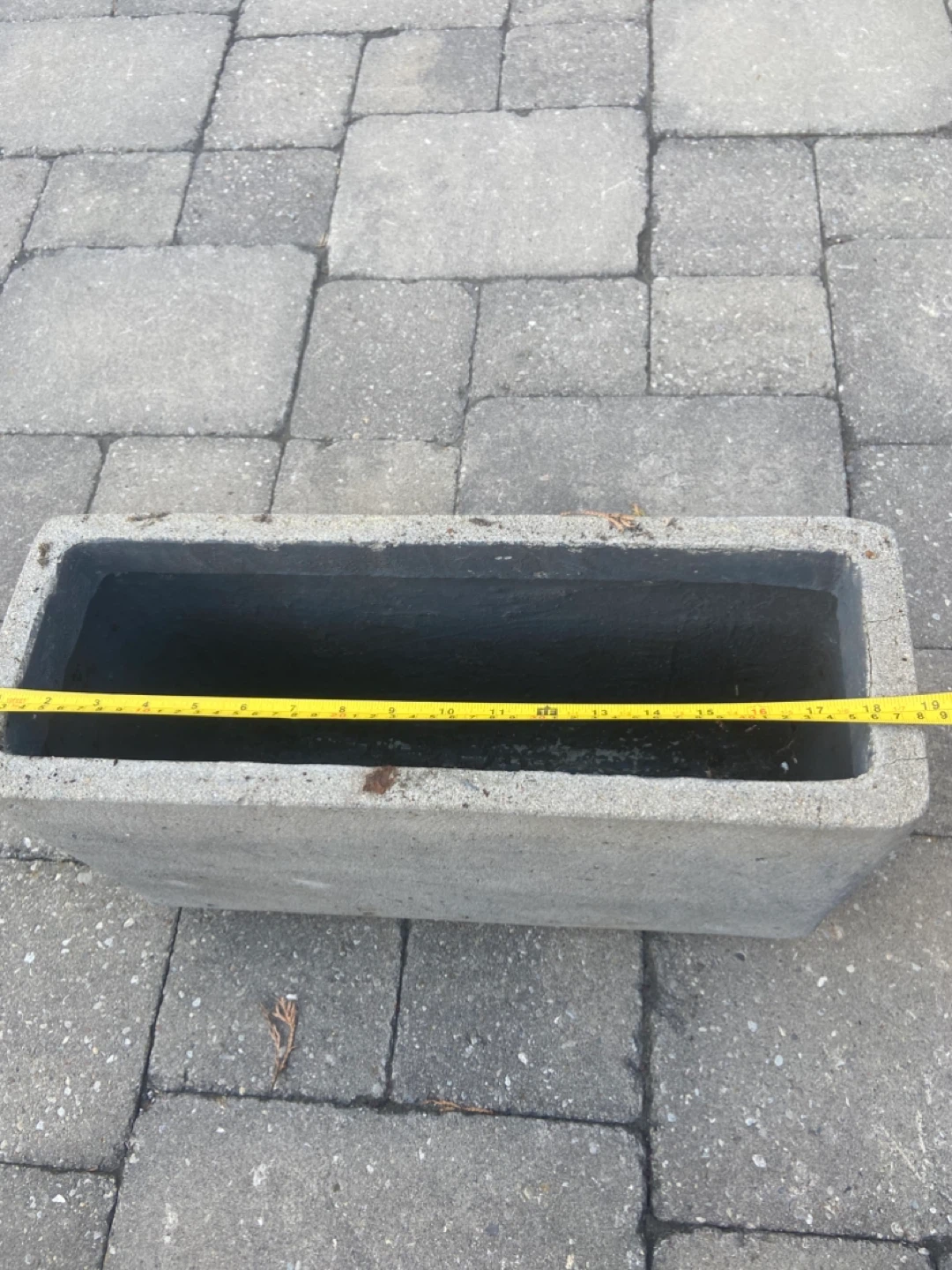 Rectangular Concrete Planters x 4 - photo 4