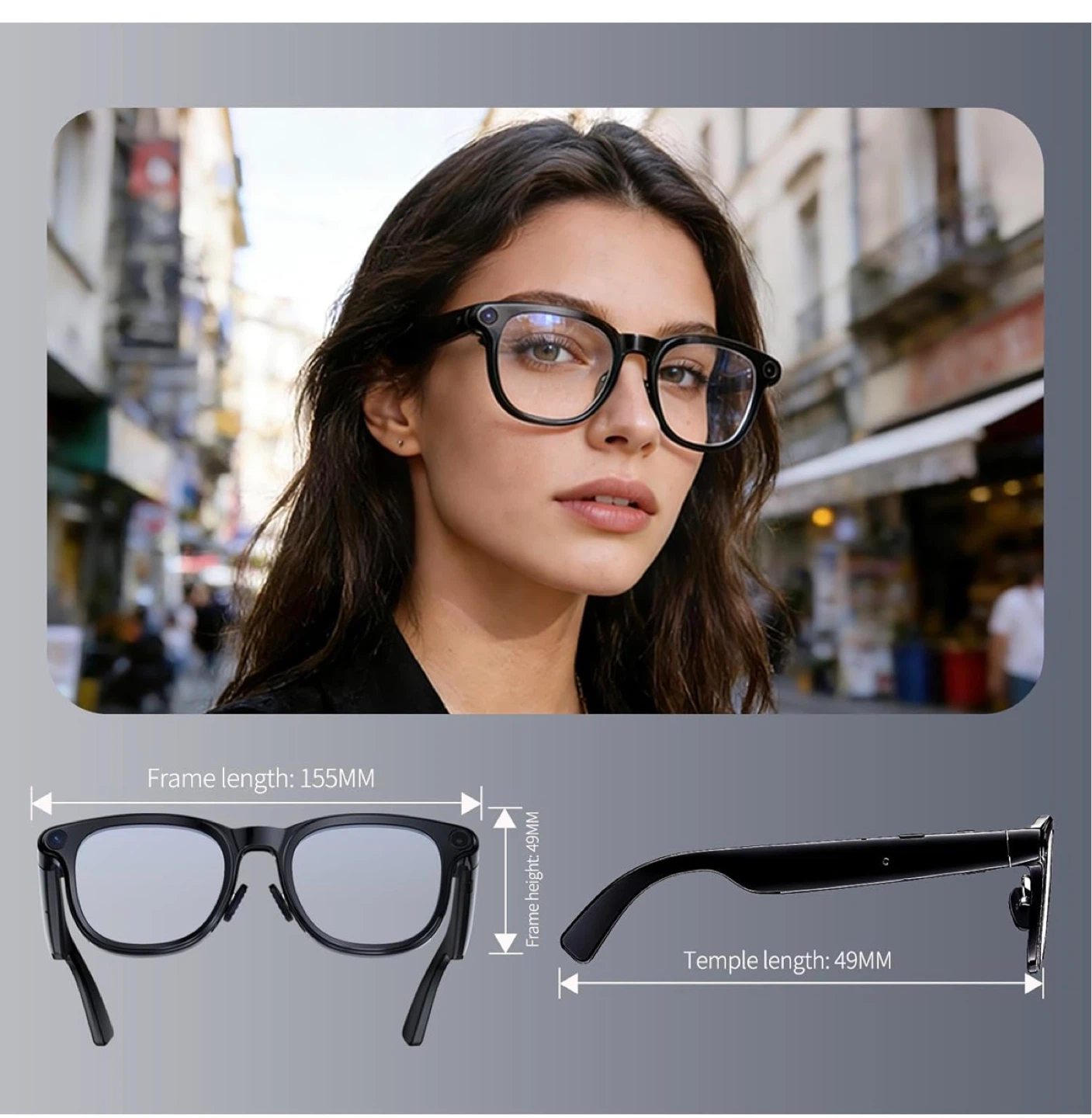 Smart Glasses w/ Camera & AI - Free Delivery (NEW) - photo 4
