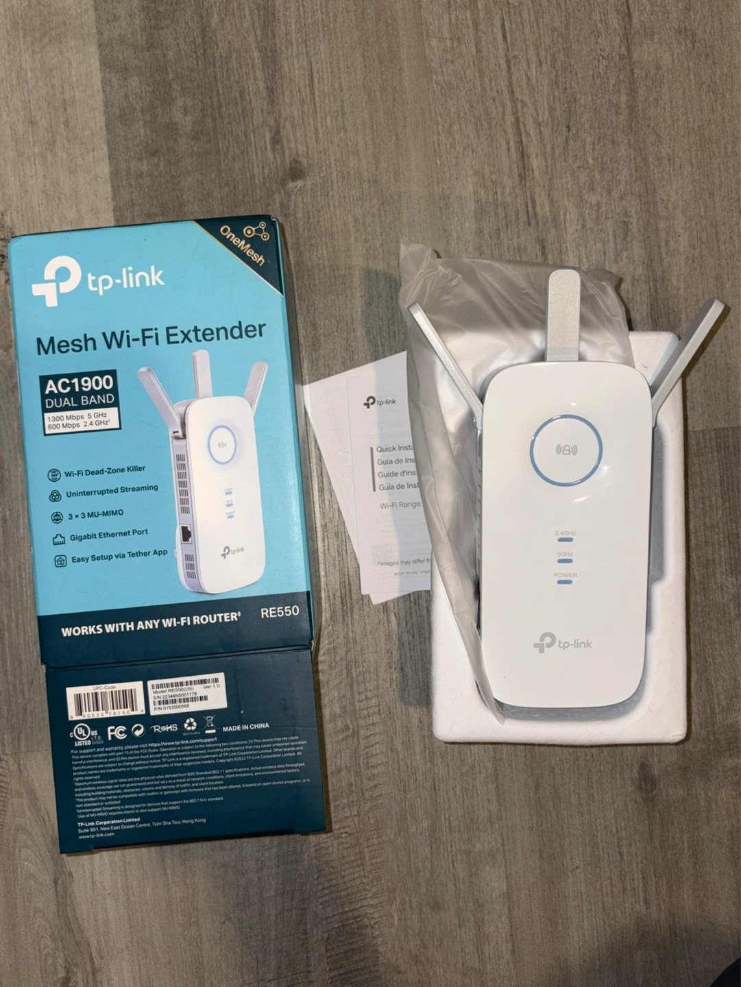 Wifi extender dual band brand new unused