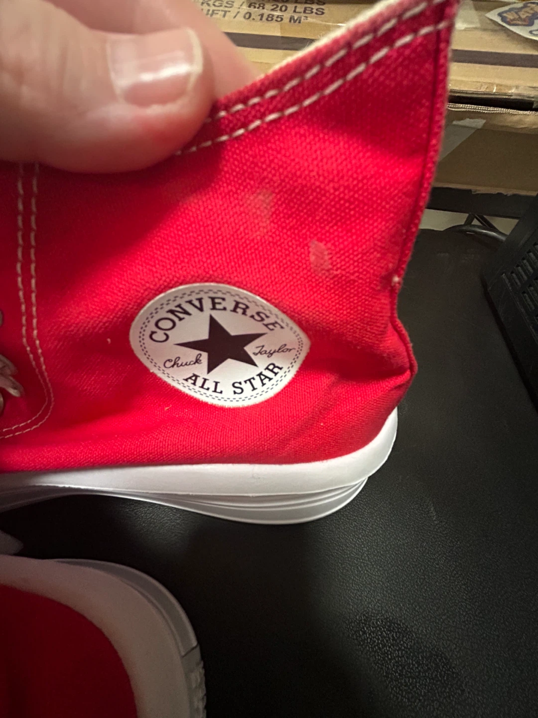 Converse All Star High Top Platform Shoes - Red - photo 3