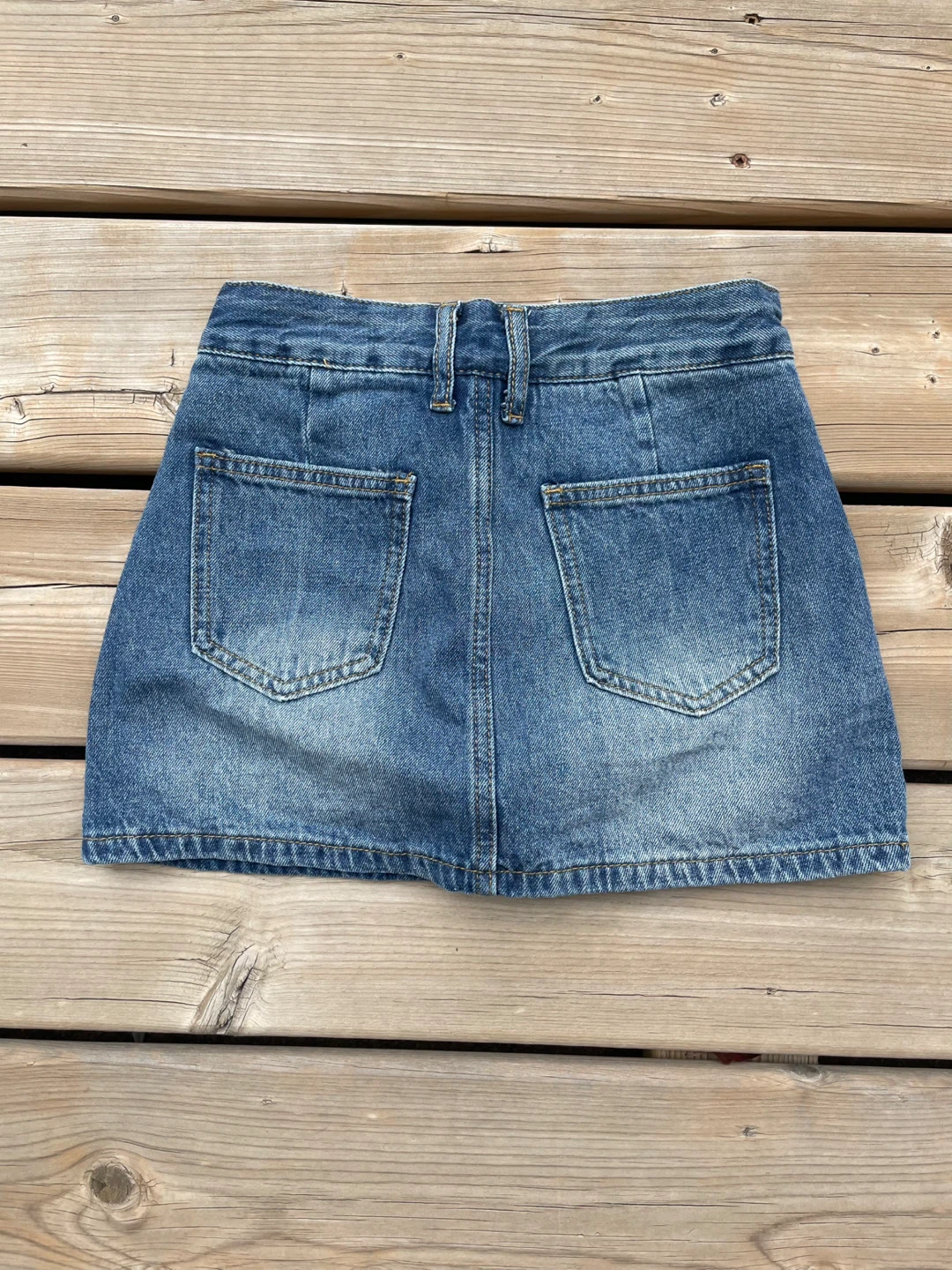 Blue Denim Skirt, size S - photo 3