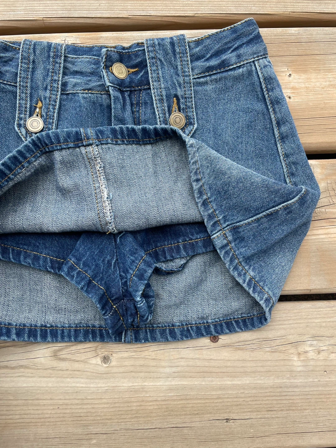 Blue Denim Skirt, size S - photo 2