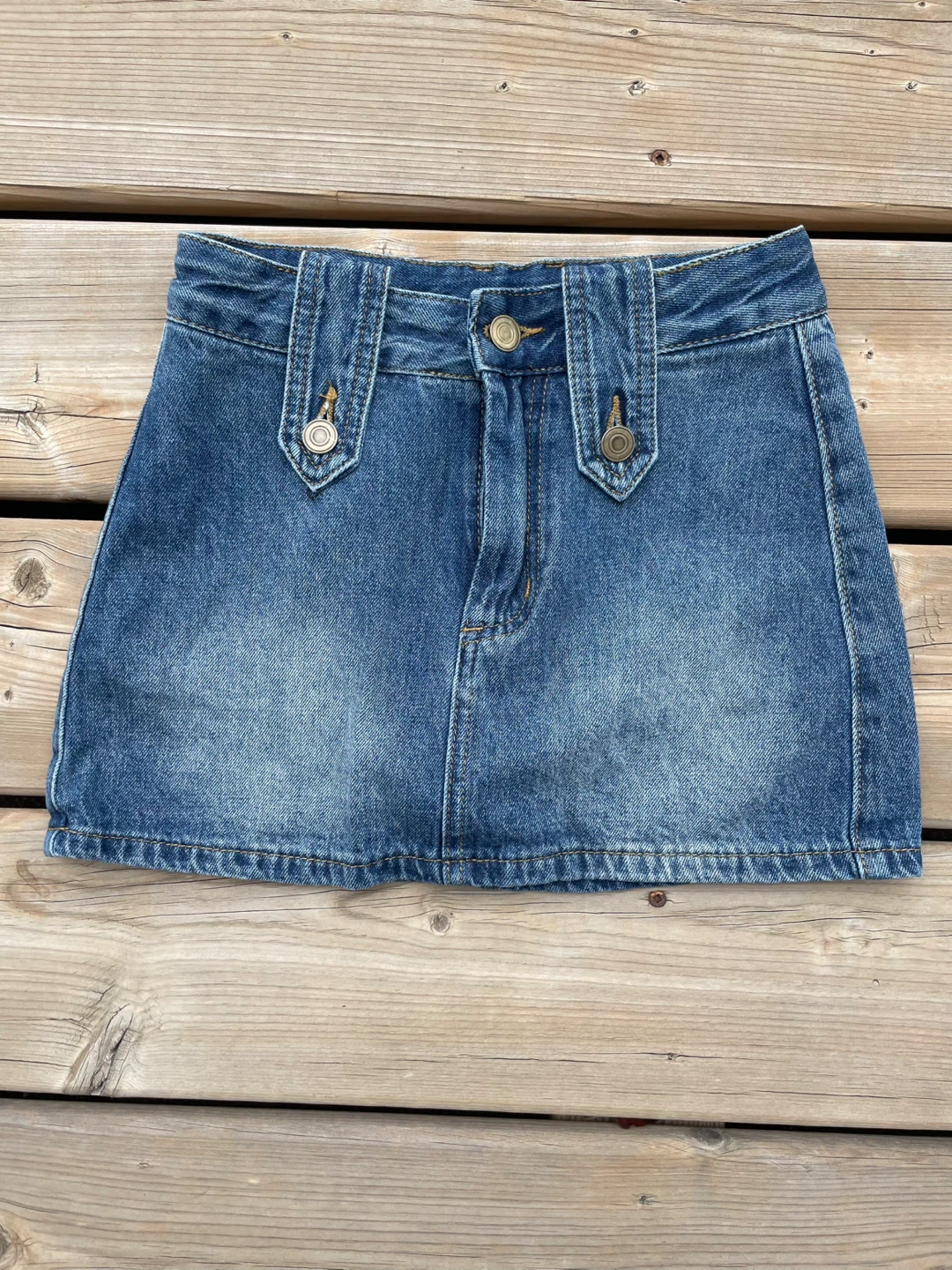 Blue Denim Skirt, size S