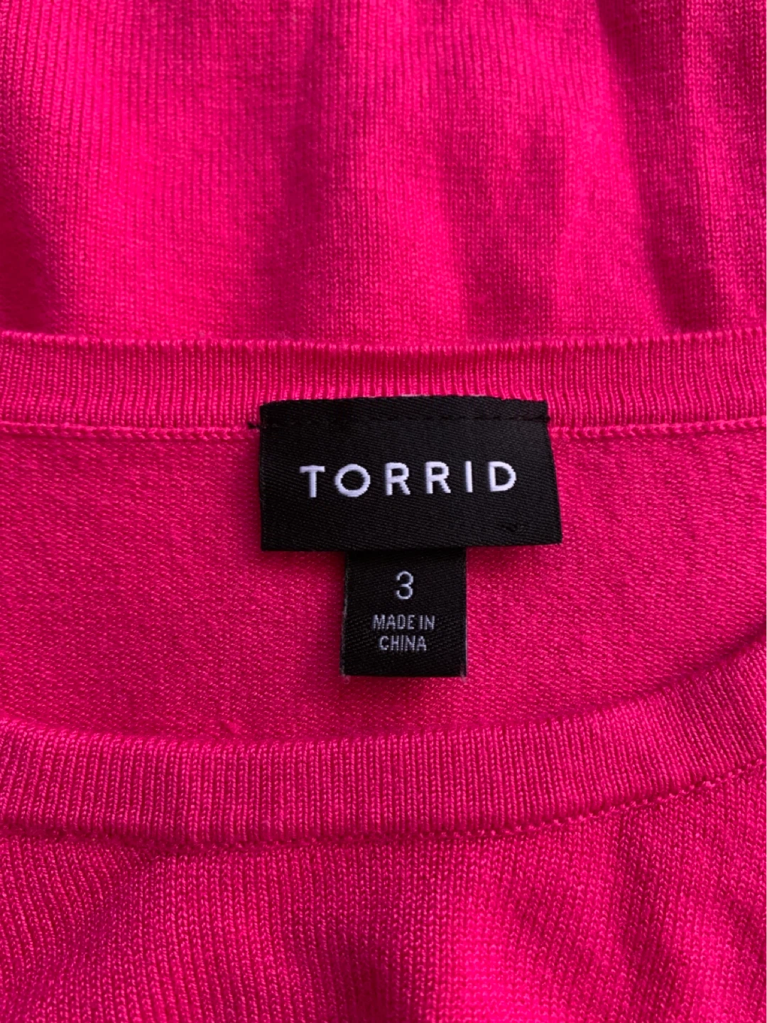 Torrid Size 3 Pink Sweater with Front Peekaboo Design - photo 3