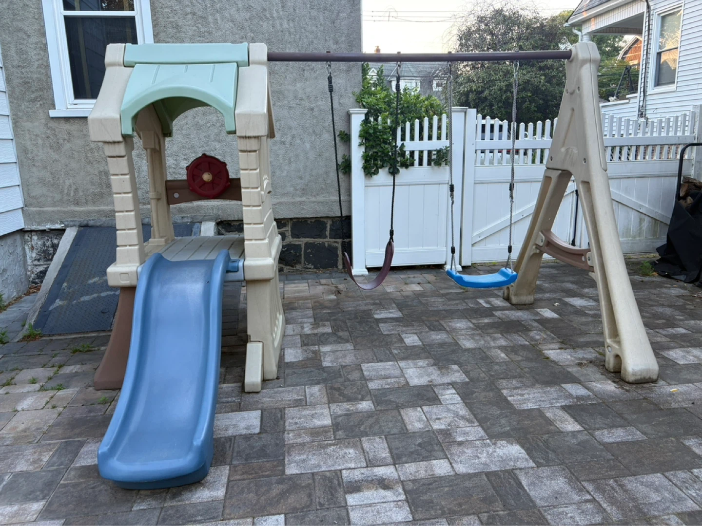Plastic Playset with Slide and Swings - photo 2