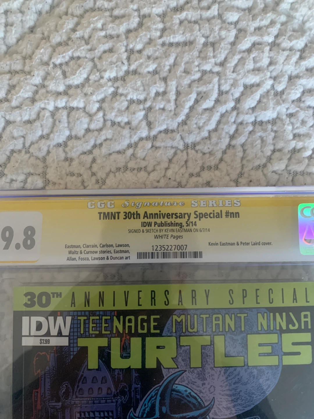 TMNT 30th Anniversary Special #nn CGC 9.8 Signed - photo 3