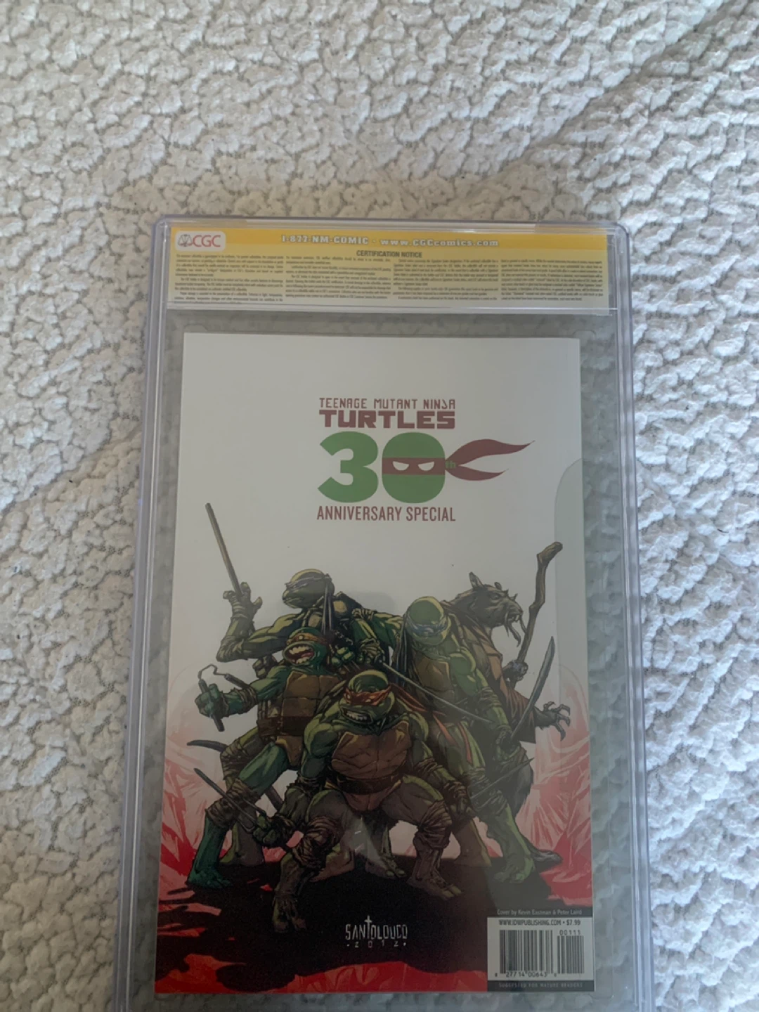 TMNT 30th Anniversary Special #nn CGC 9.8 Signed - photo 4