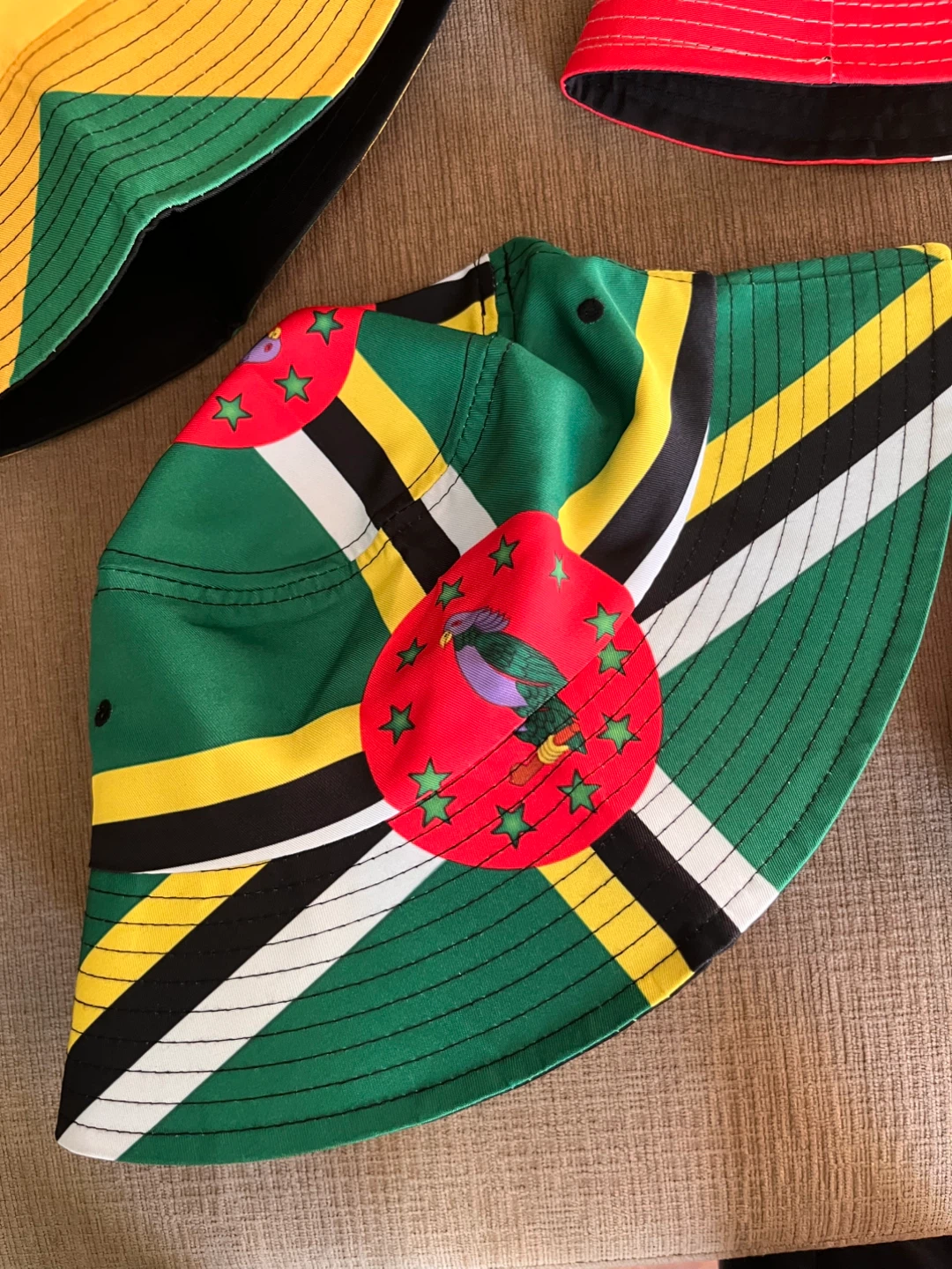 NEW Caribbean Hats Jamaica, St. Kitts, Dominica, Antigua Barbuda - photo 3
