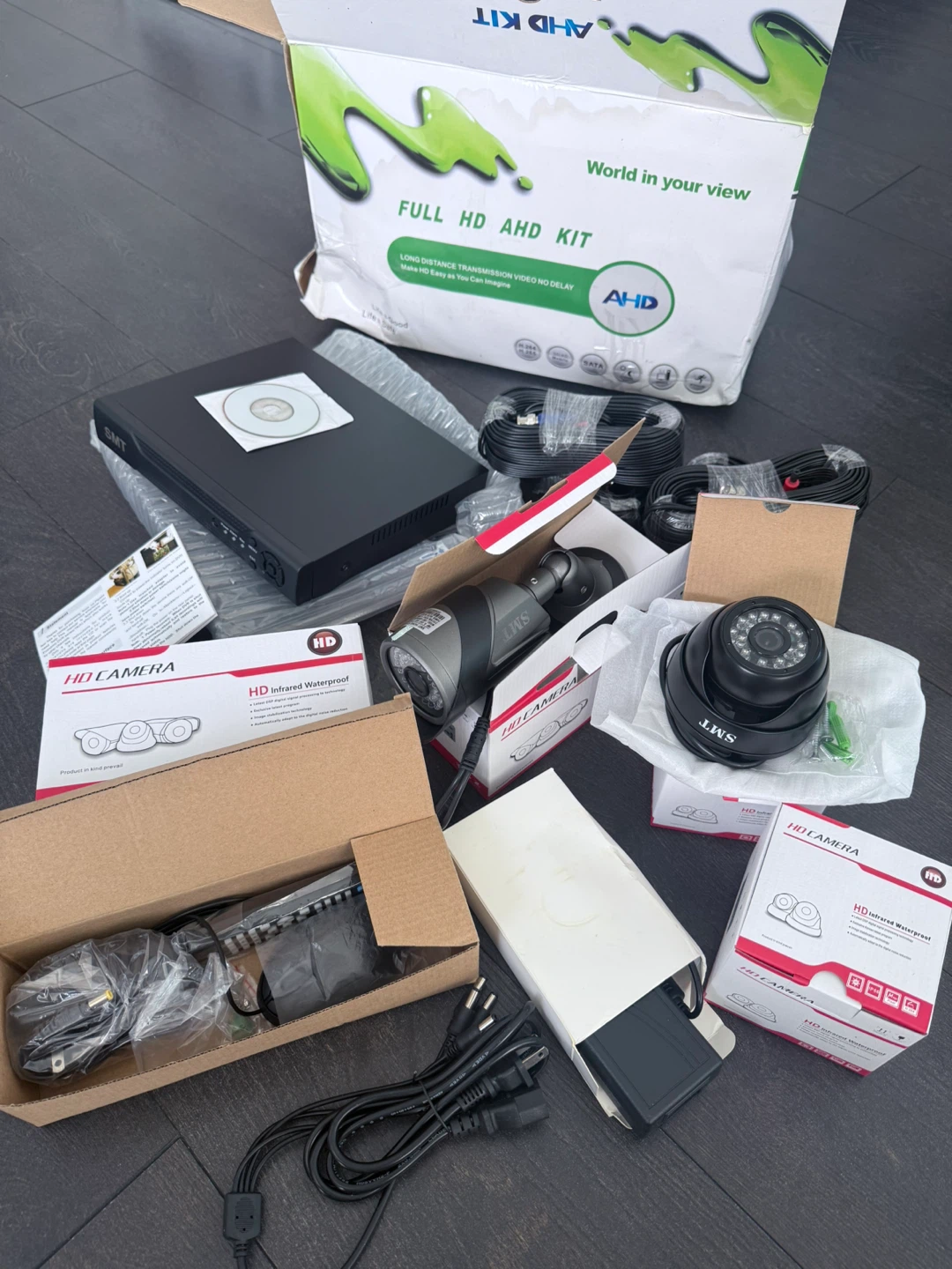 Brand New، 4-Camera Security System – Full HD DVR Kit (4CH)