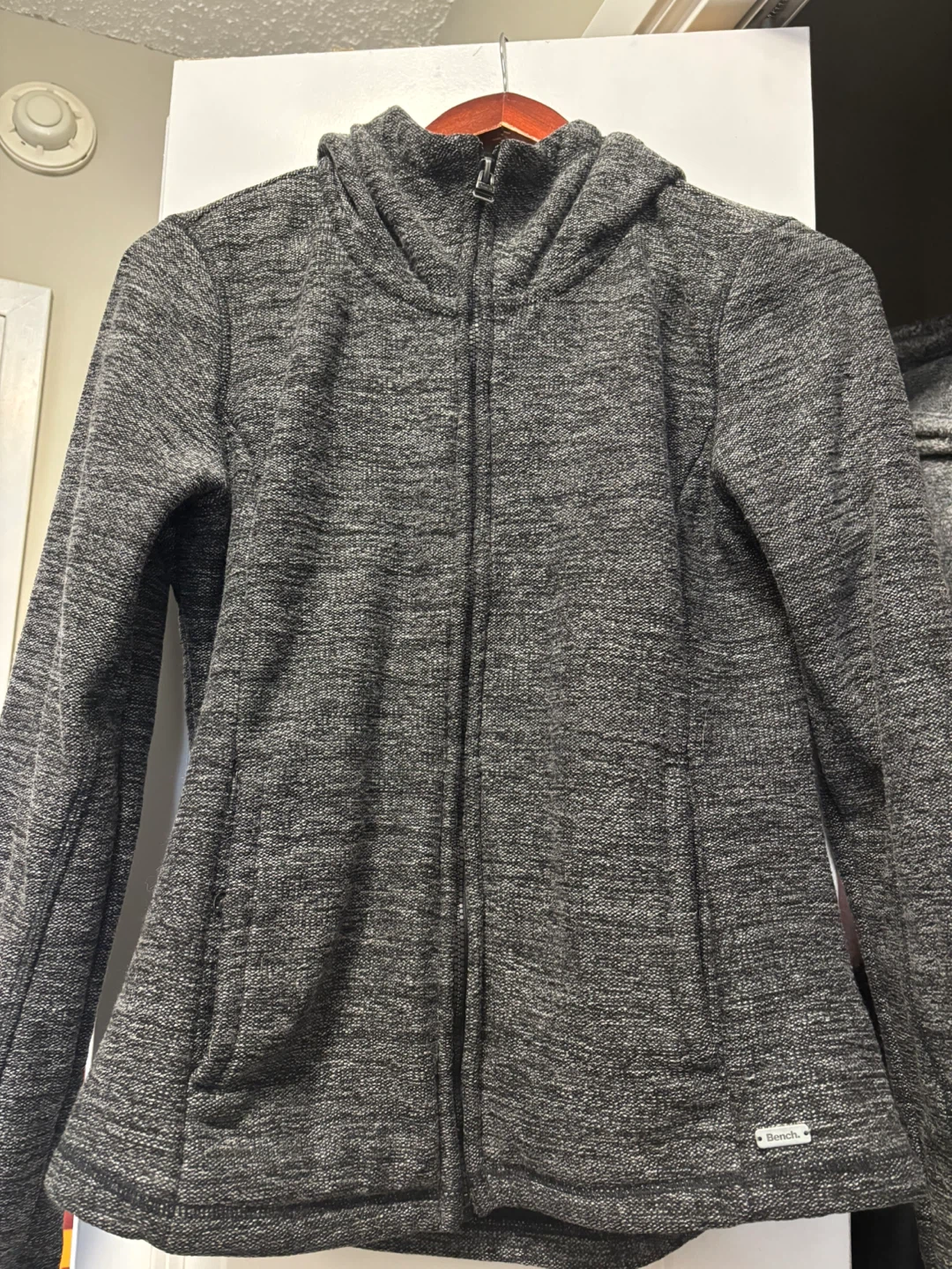 Bench Zip-Up Hoodie Jacket - Grey - Size L