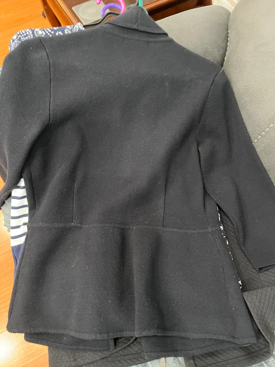 Alfani Black Button-Up Cardigan - photo 3