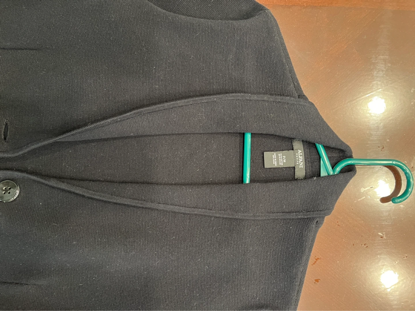 Alfani Black Button-Up Cardigan - photo 2