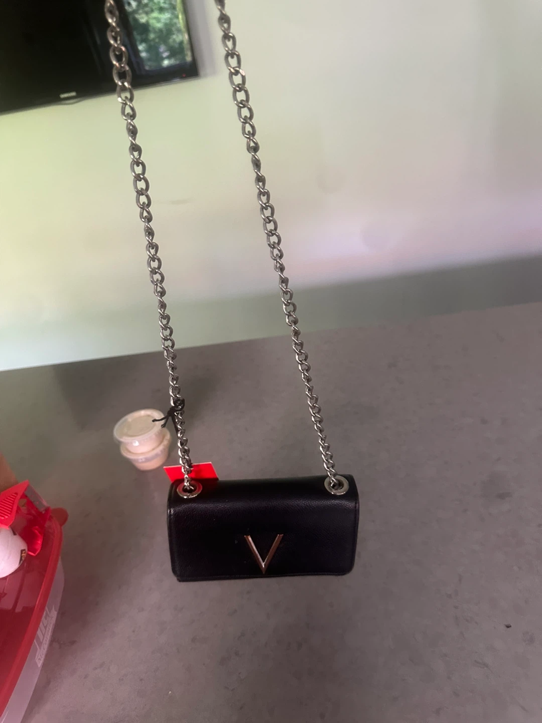 MARIO VALENTINO Black Leather Crossbody Bag - photo 2