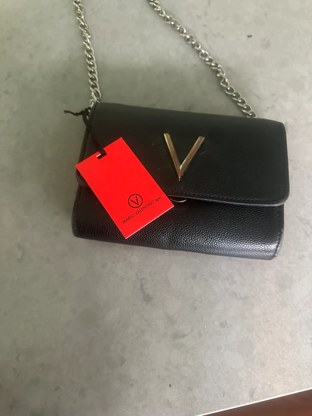MARIO VALENTINO Black Leather Crossbody Bag - photo 3