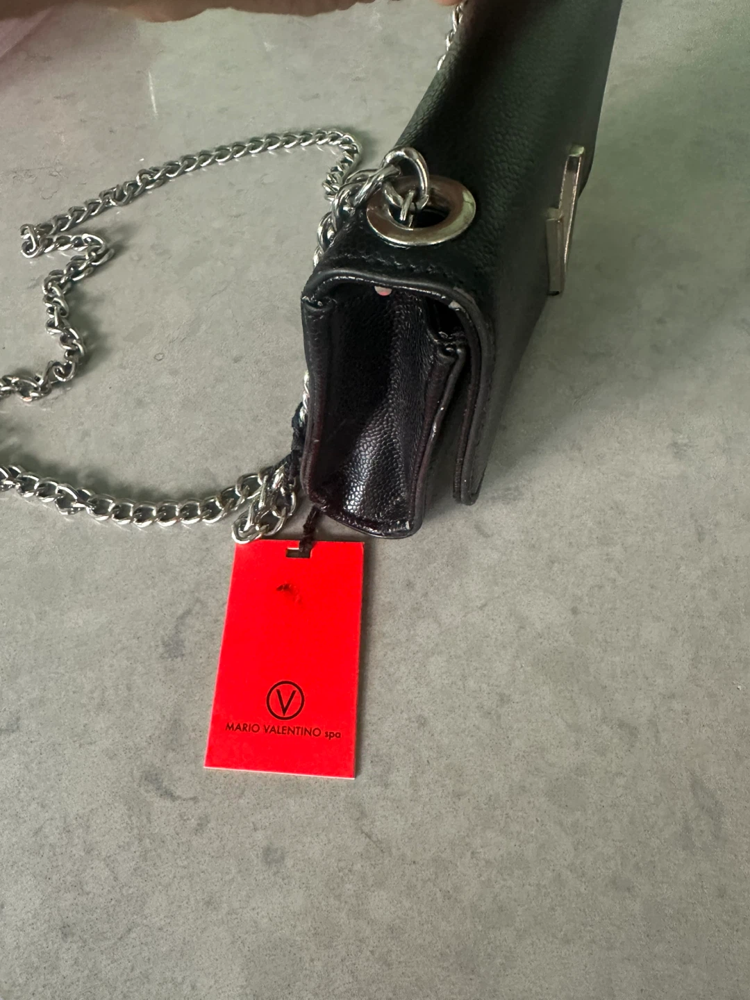 MARIO VALENTINO Black Leather Crossbody Bag - photo 5
