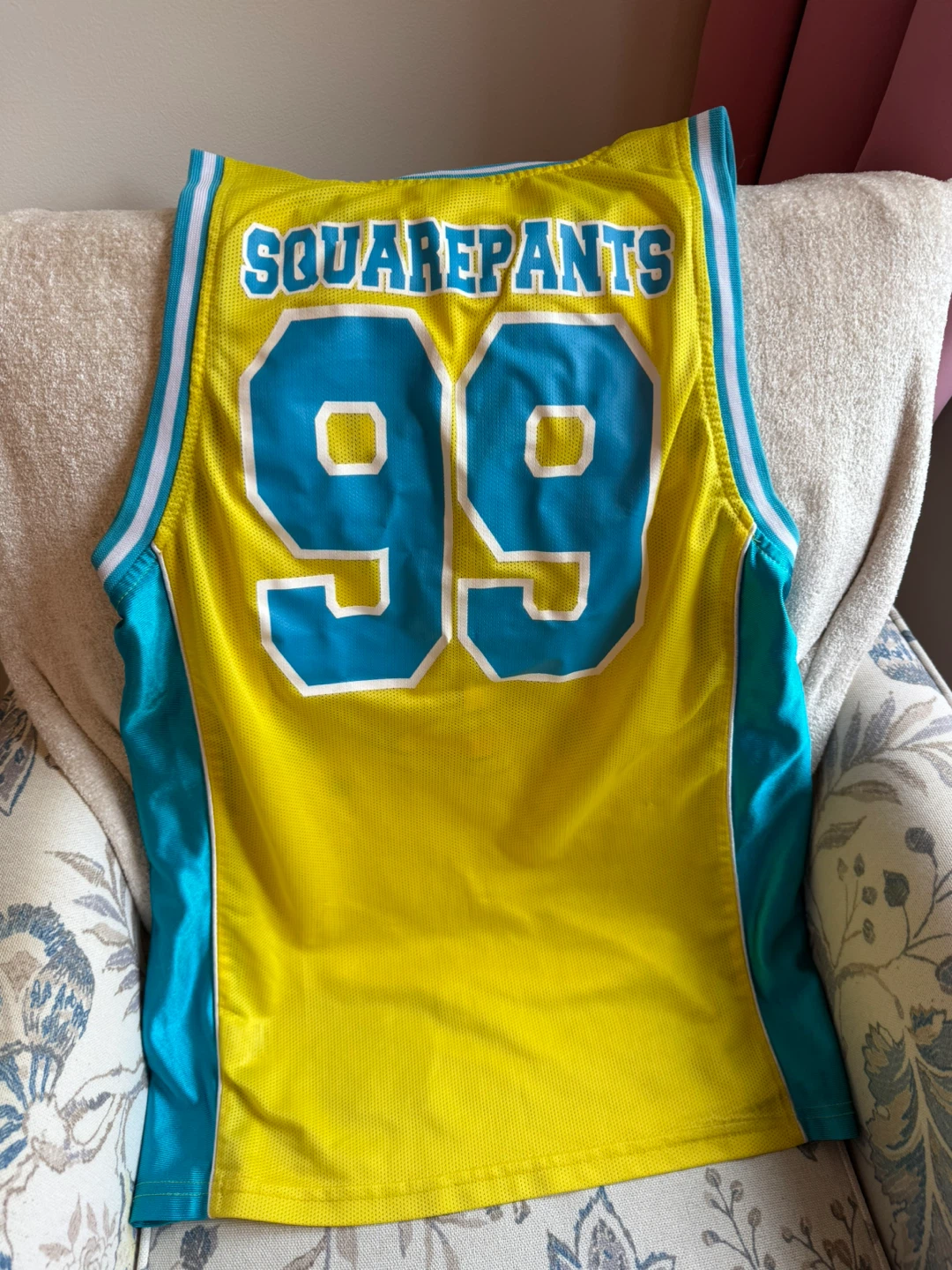 SpongeBob SquarePants Basketball Jersey Size S/P - photo 4
