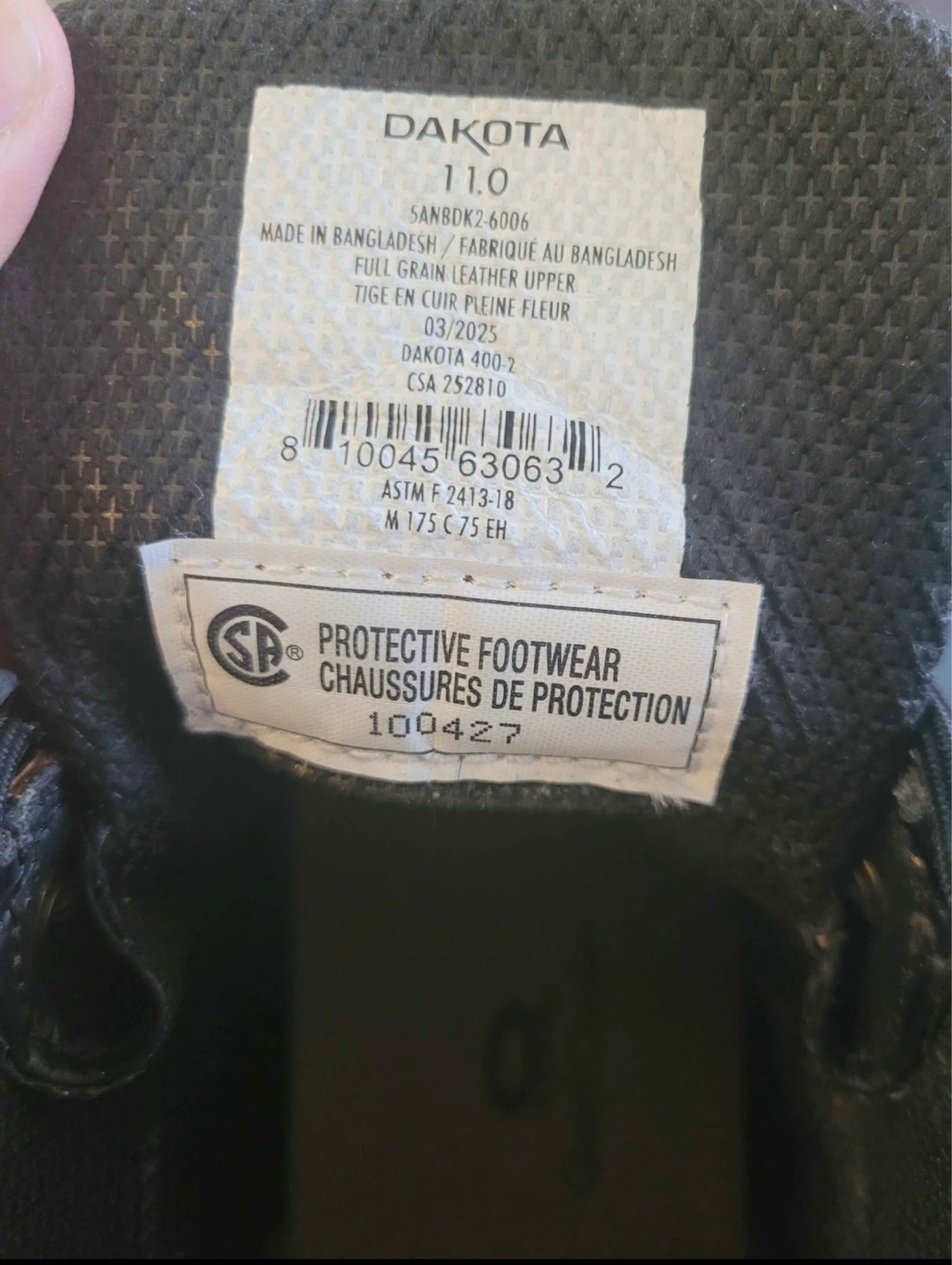 Dakota Steel Toe Boots - Size 11 - photo 4