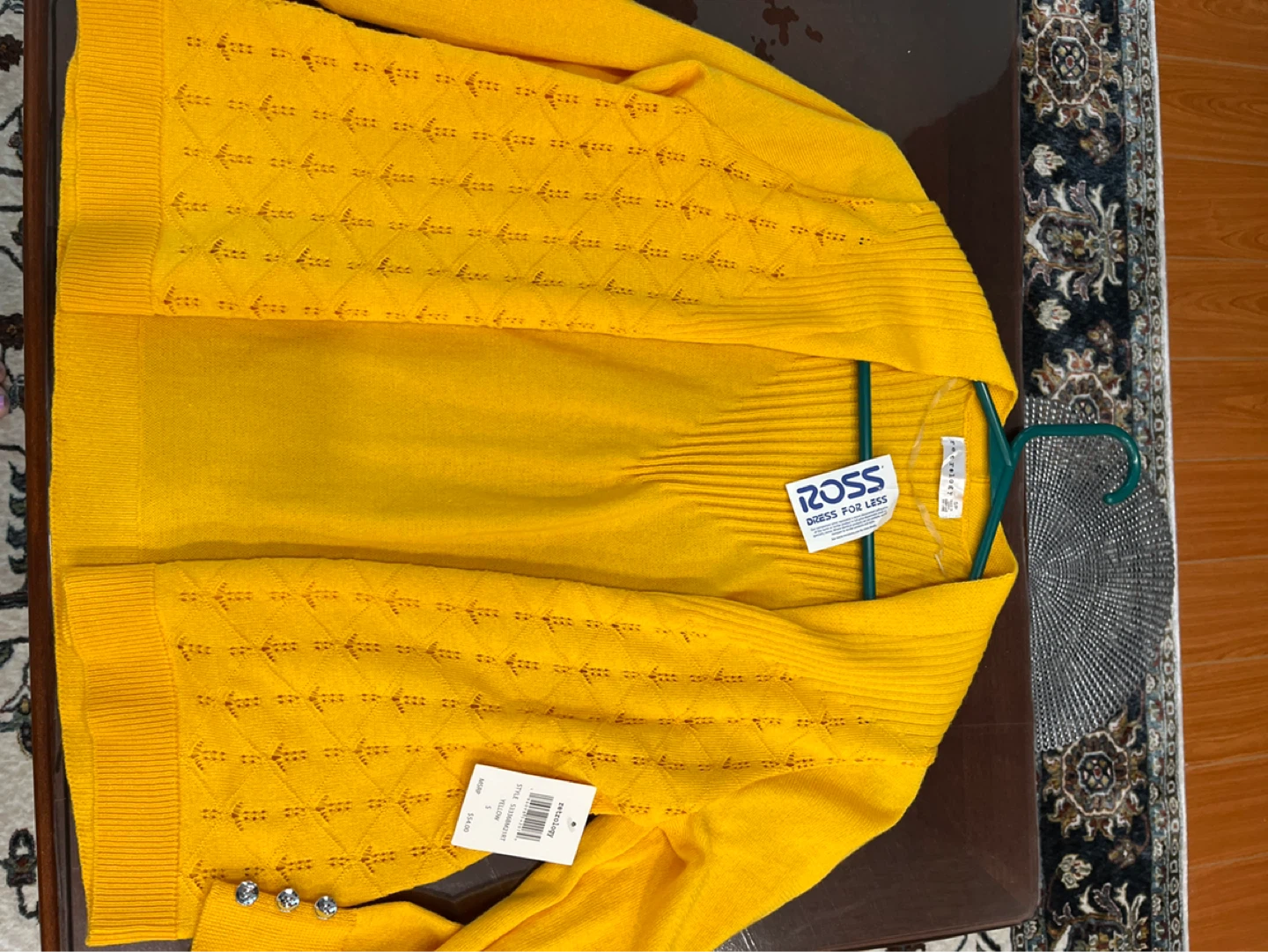 Yellow Cardigan Sweater - photo 2
