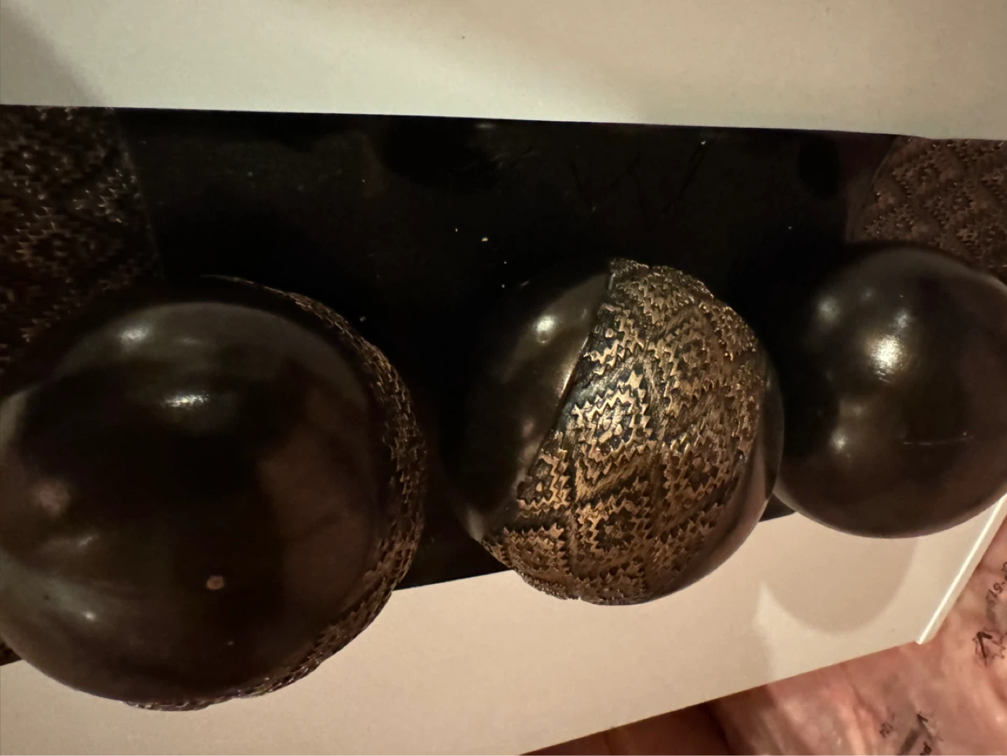 Decorative Set of Balls & Tray - photo 2