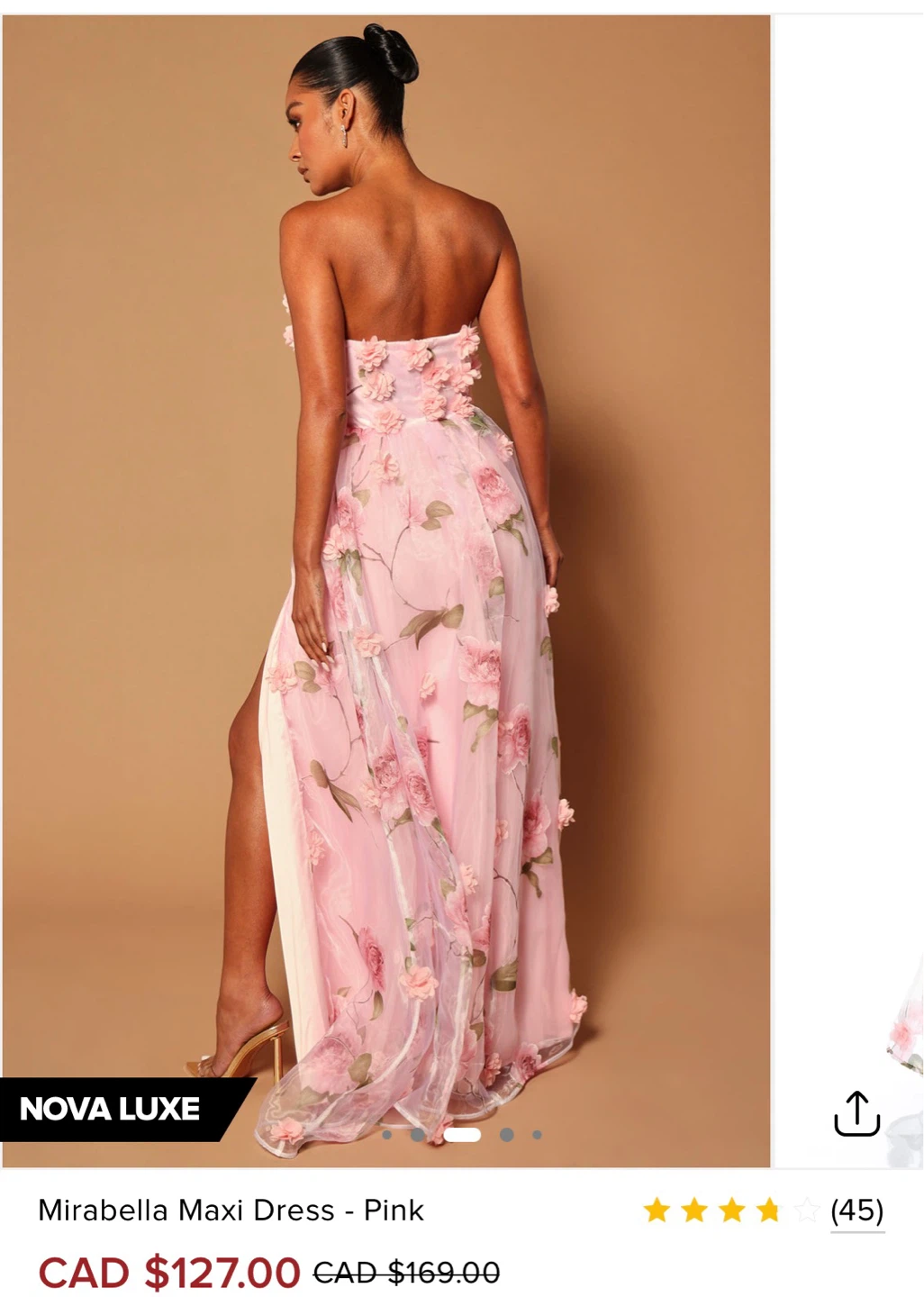 Nova Luxe Mirabella Maxi Dress - Pink - photo 2
