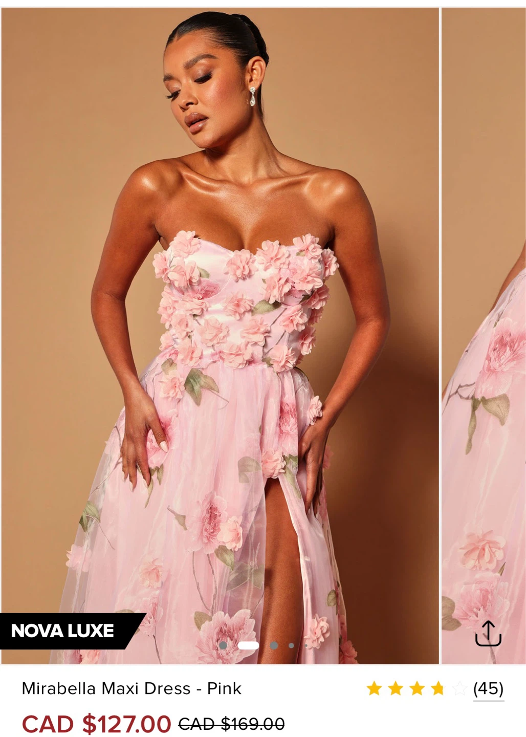 Nova Luxe Mirabella Maxi Dress - Pink - photo 4