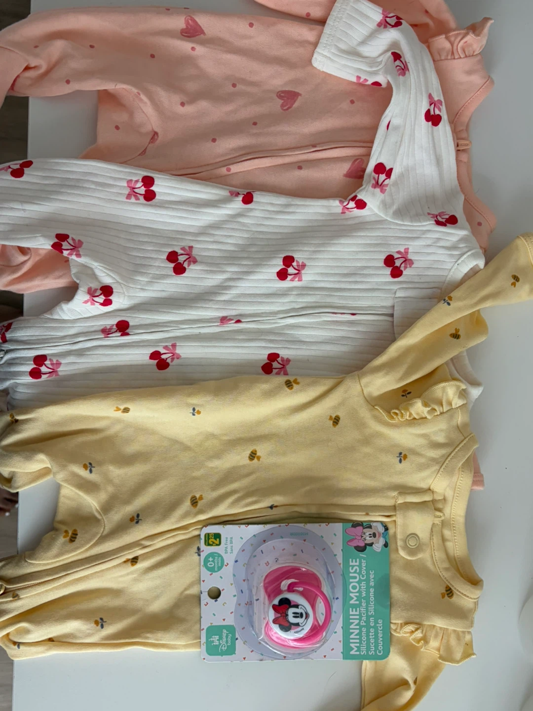 Baby Sleepers with Pacifier Set - photo 2