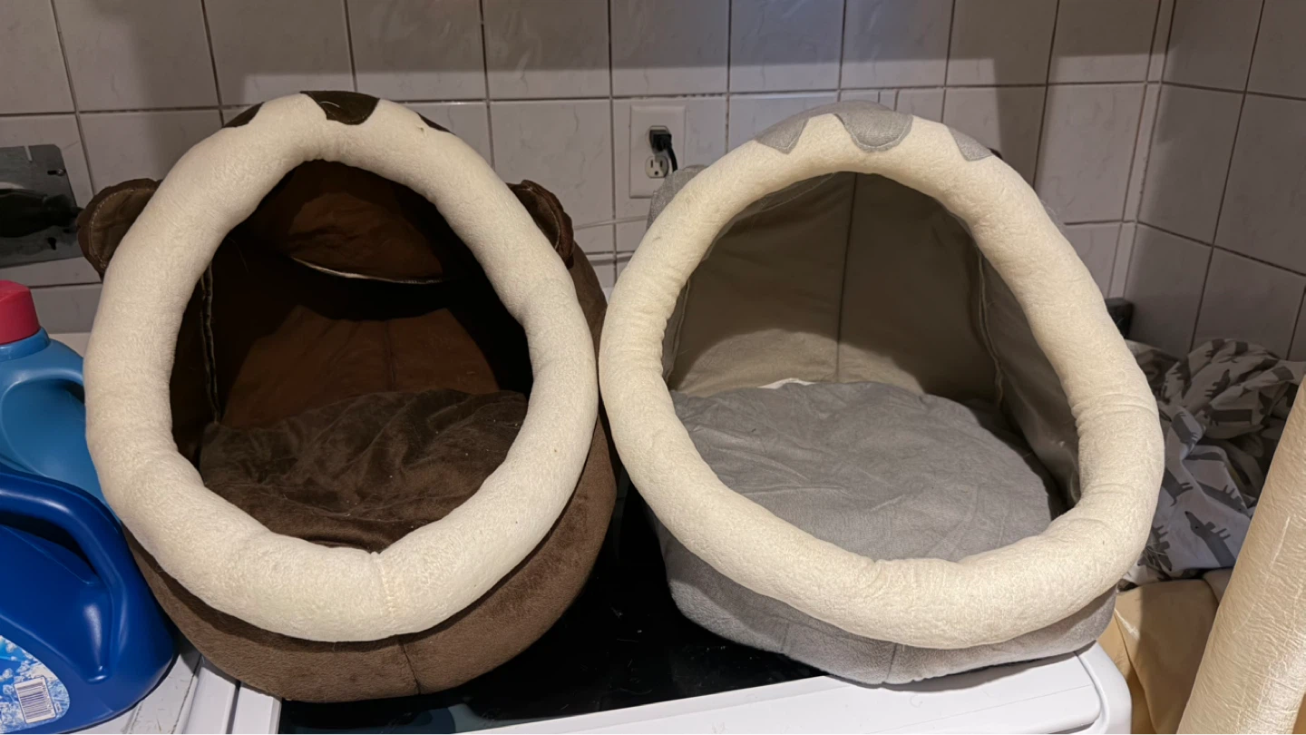 Pet Beds - Brown and Grey