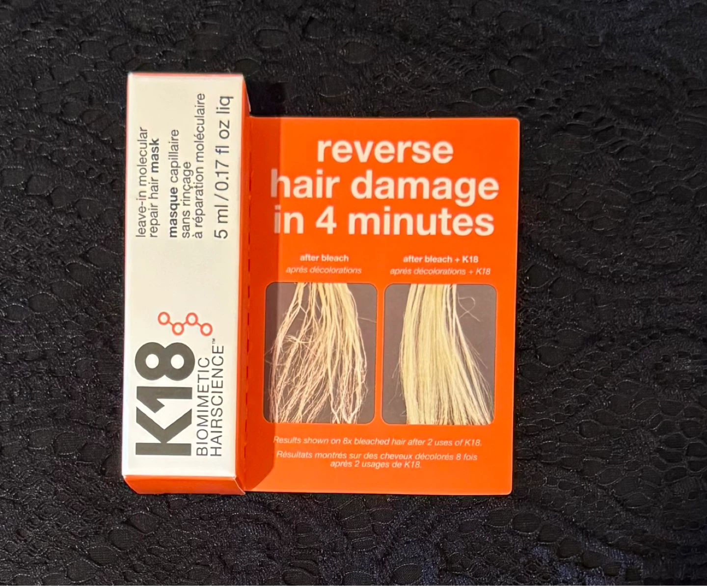K18 Leave-In Hair Mask ✈️ $5.00 Per Box (10 available)