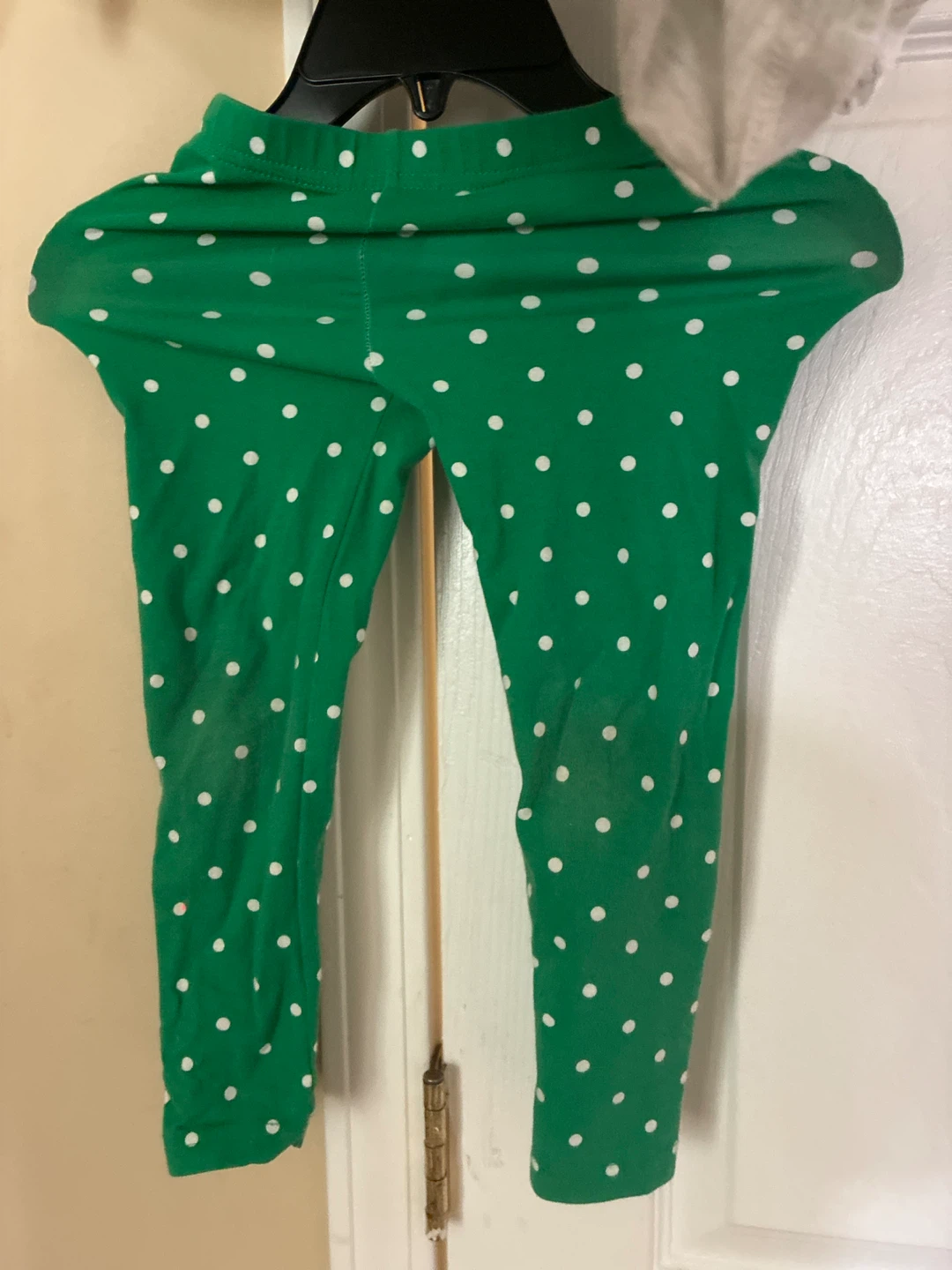 Carter's "Lucky Girl" Tunic & Polka Dot Leggings Set - Size 5T - photo 2