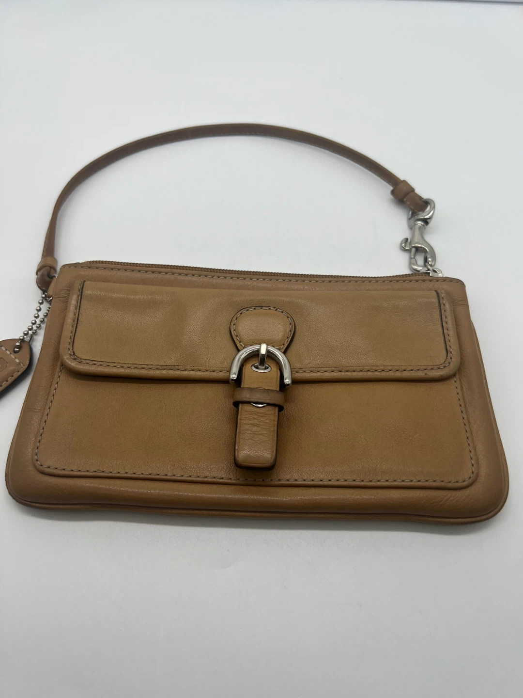Coach Vintage Tan Leather Wristlet - photo 2