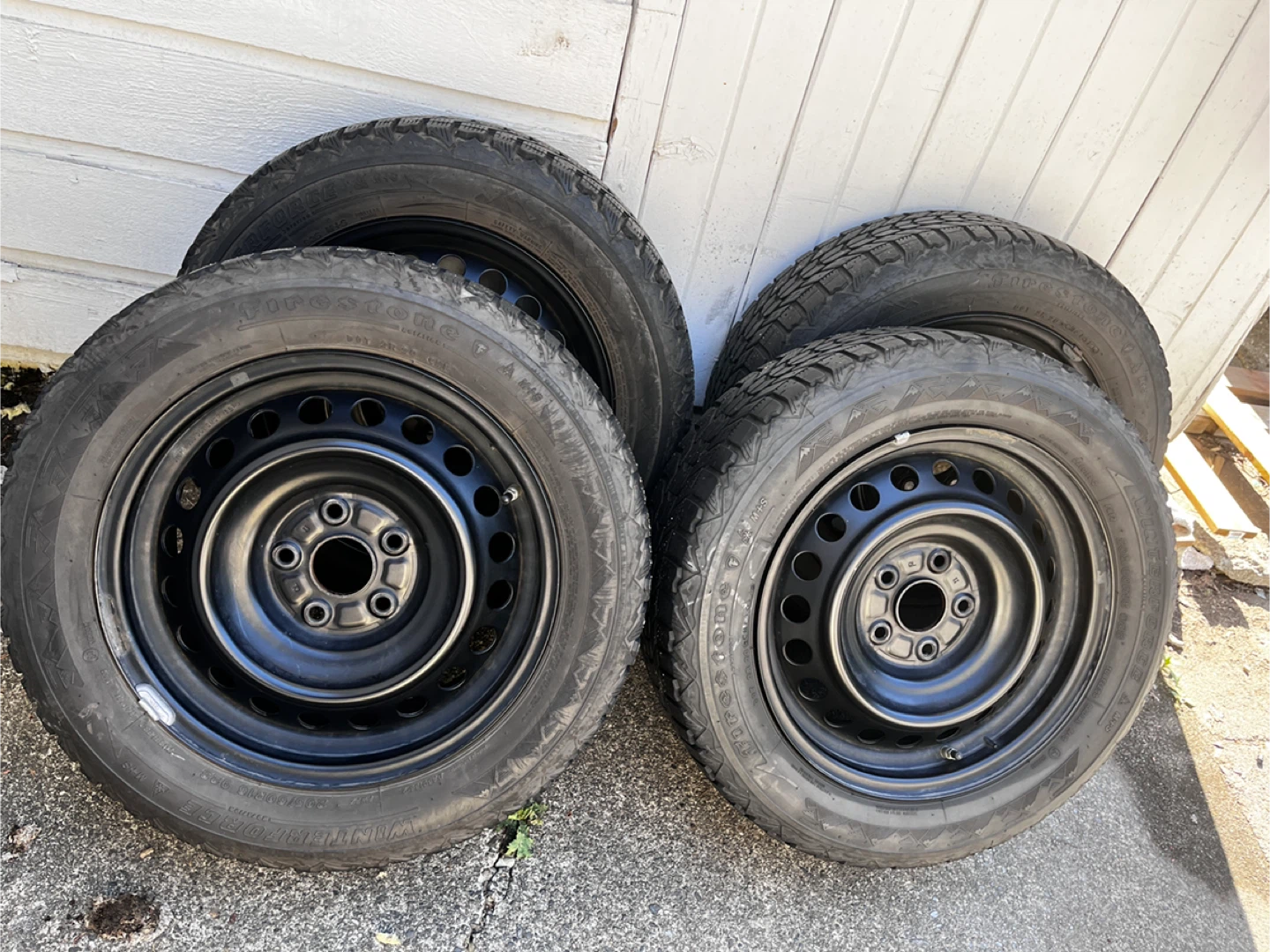 Firestone Tires on Rims - Set of 4