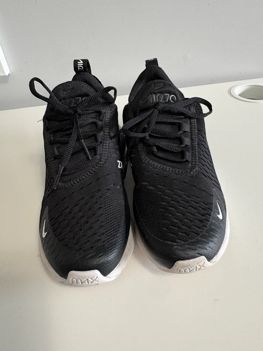 Nike Air Max 270 Black White Shoes - photo 2