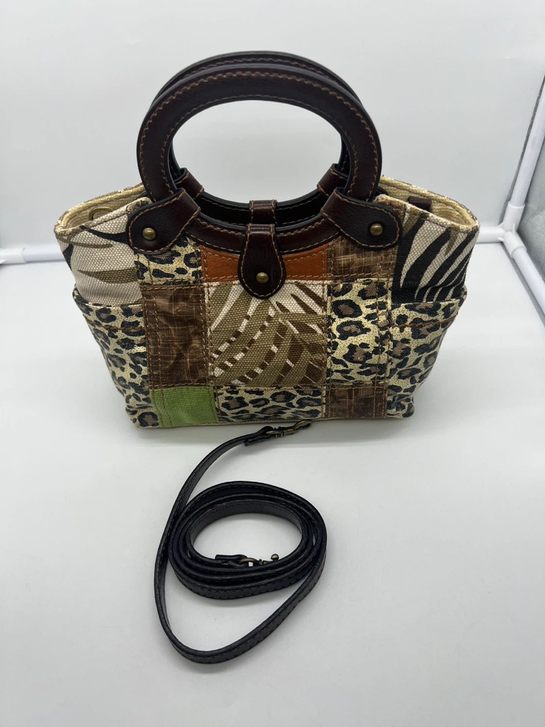 Fossil Patchwork Small Bag