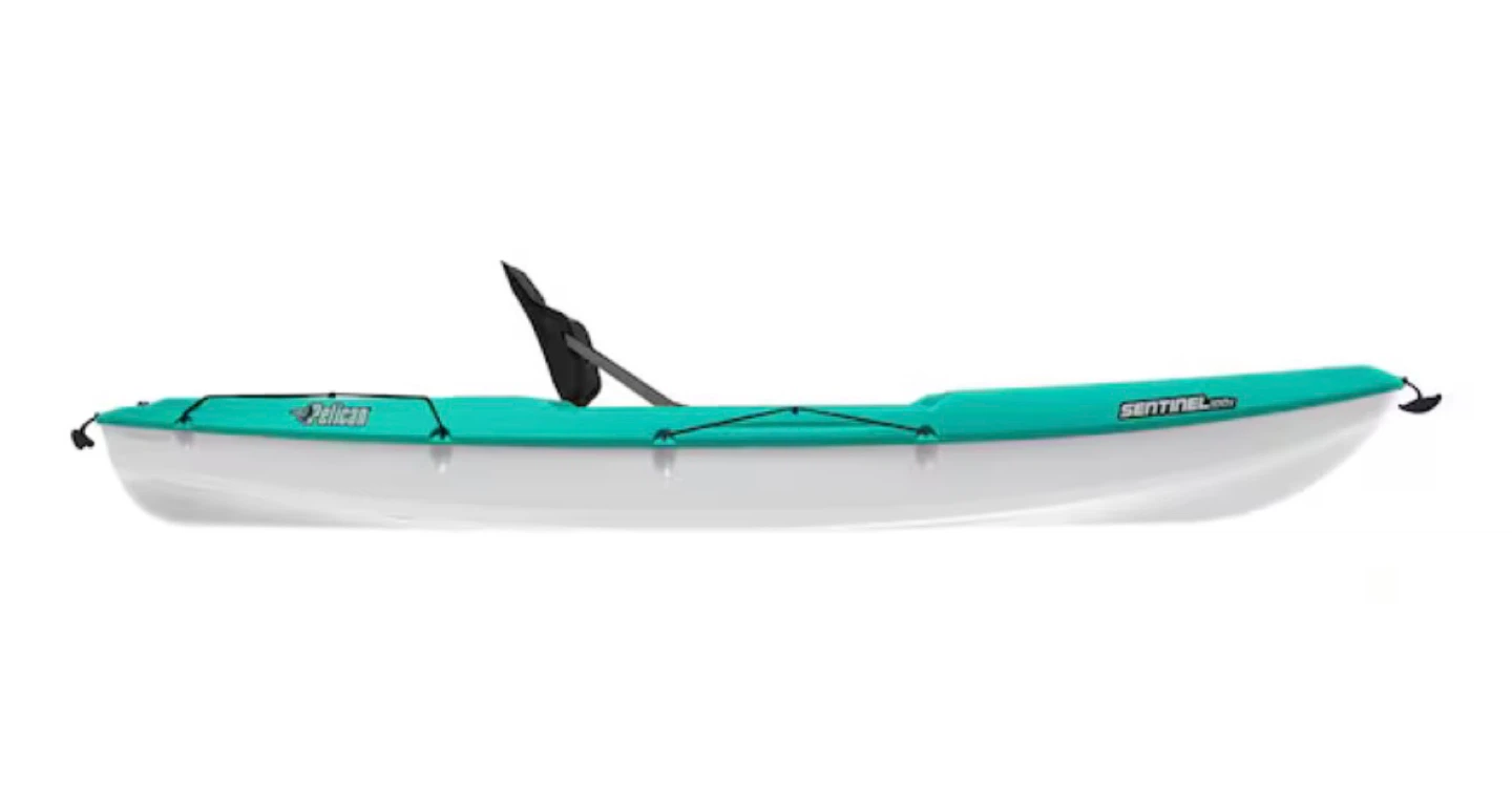 Pelican Sentinel 100X EXO Recreational Kayak - Seafoam/White - photo 5