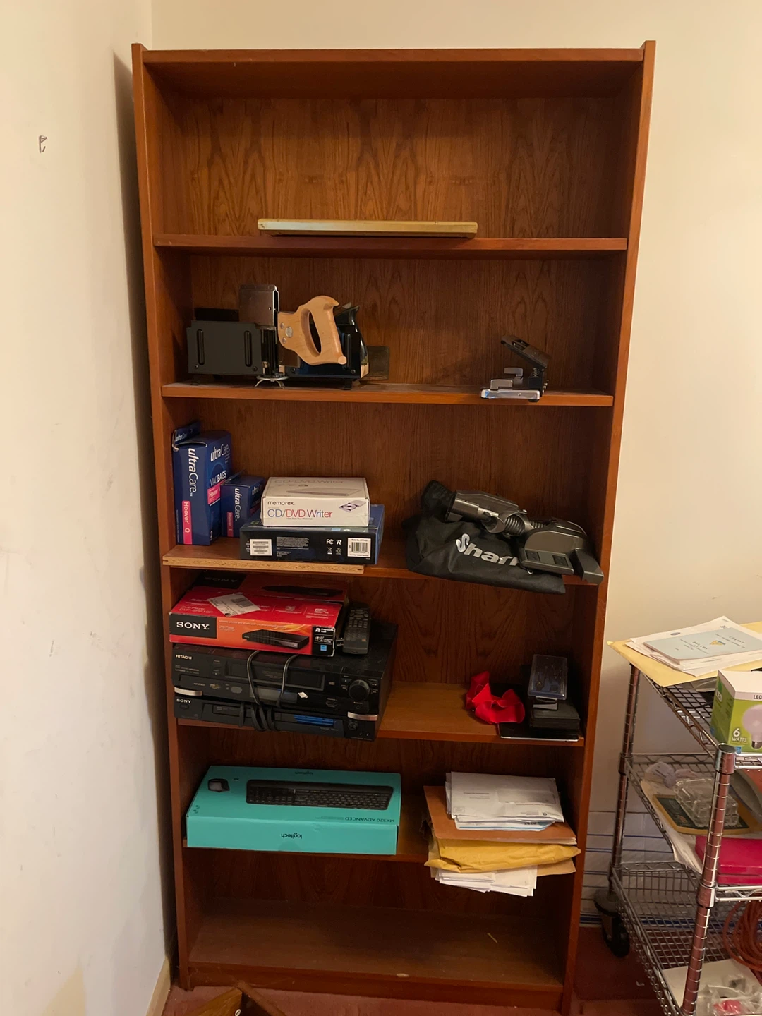 Wooden Bookshelf