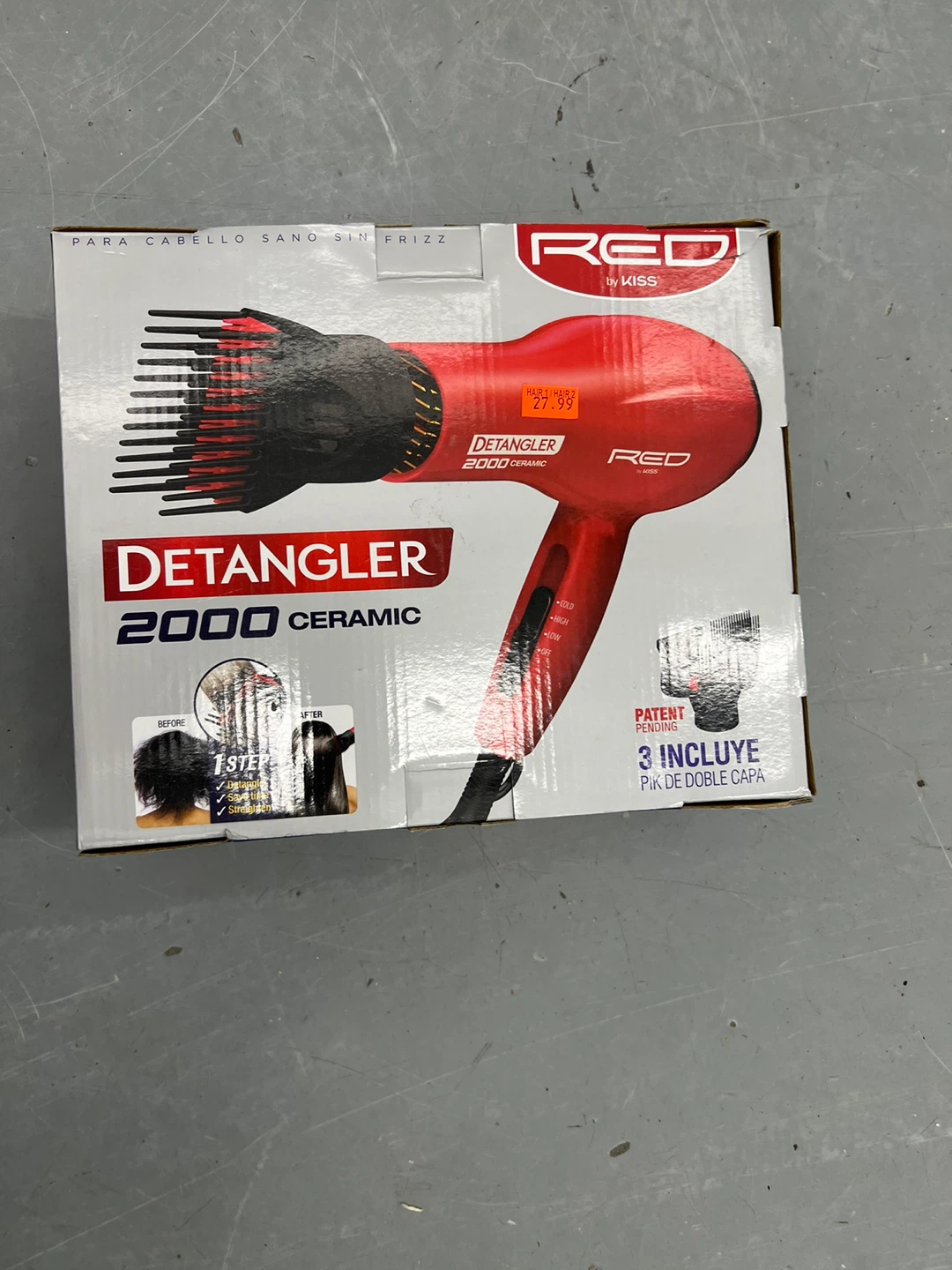 RED by KISS Detangler 2000 Ceramic Hair Dryer - photo 3