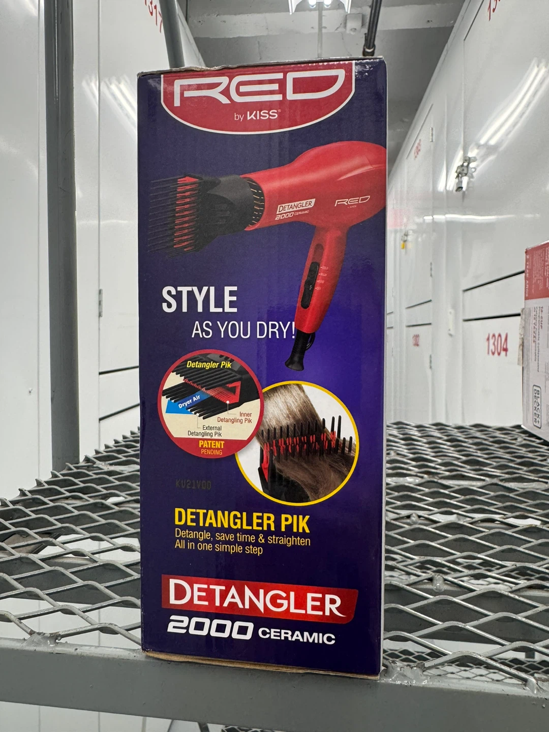 RED by KISS Detangler 2000 Ceramic Hair Dryer - photo 2