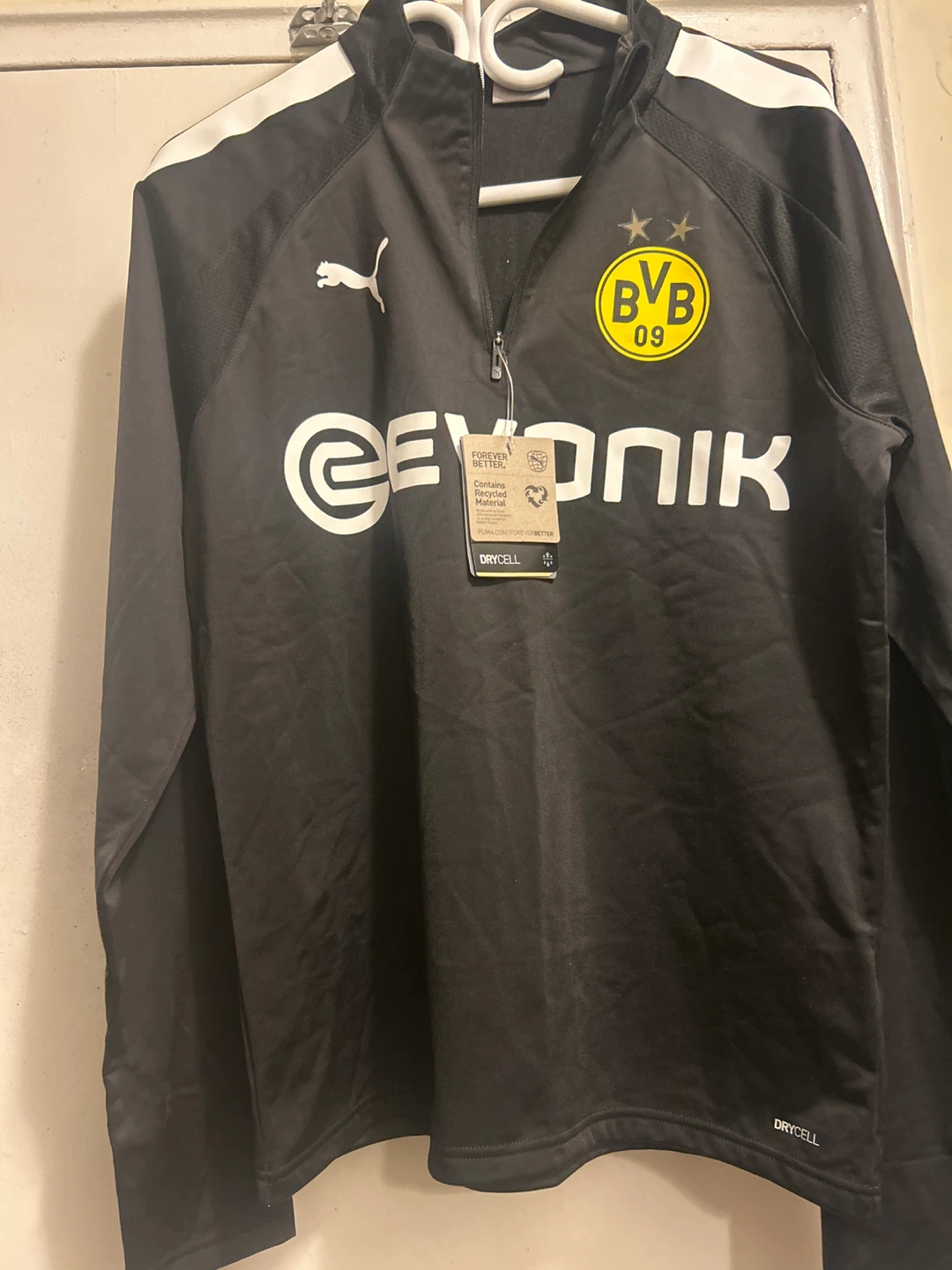 Puma Borussia Dortmund BVB 1/4 Zip Training Top - Mens Medium