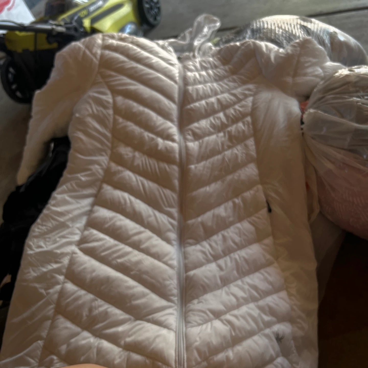 White Down Puffer Jacket