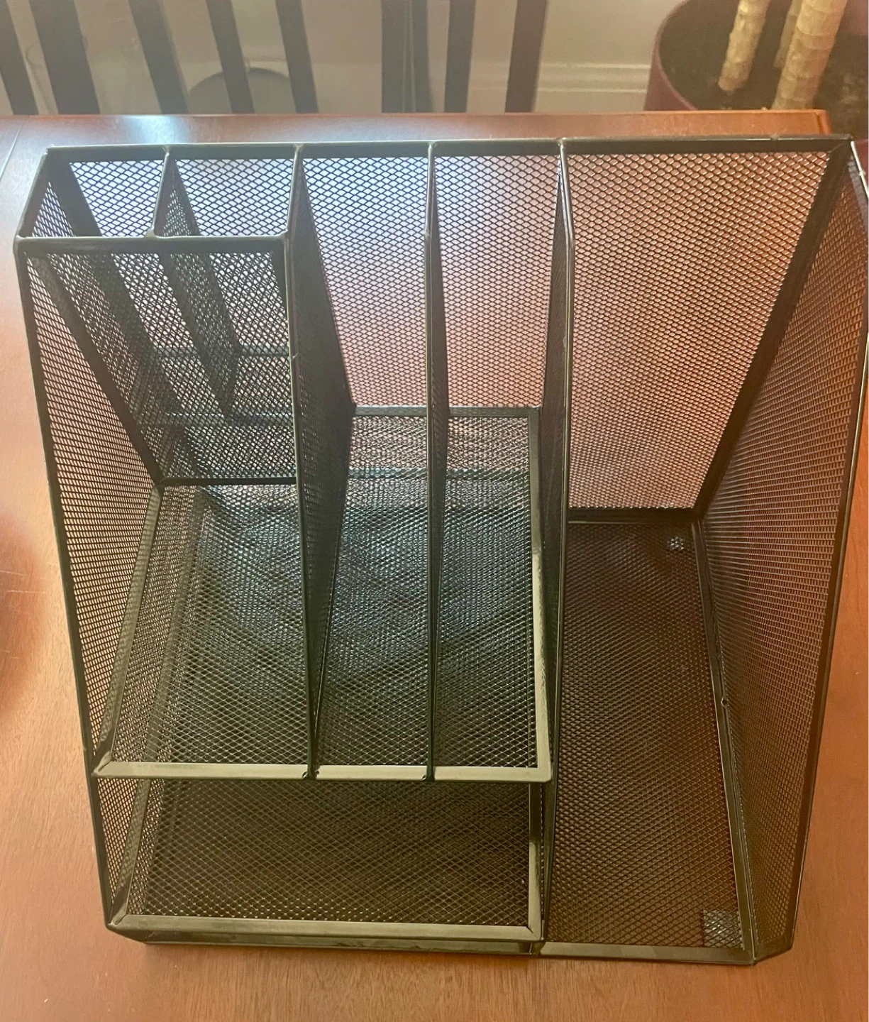 Large Black Mesh Desk Organizer - photo 3