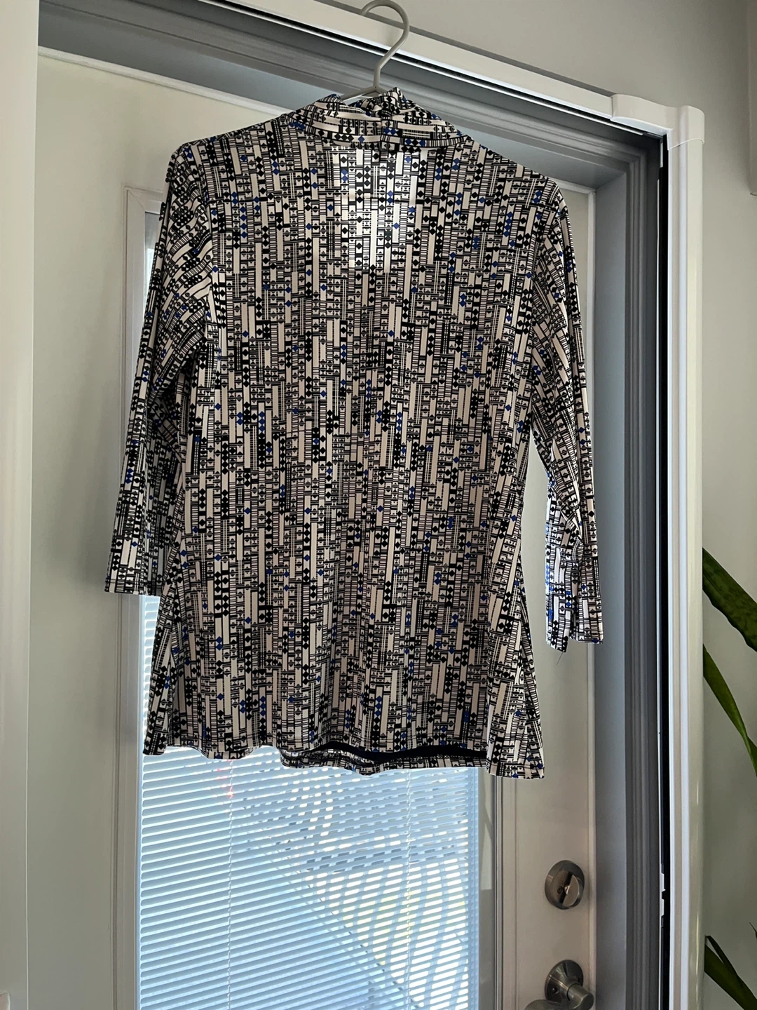 Notations Women's Black & White Print Blouse - photo 2