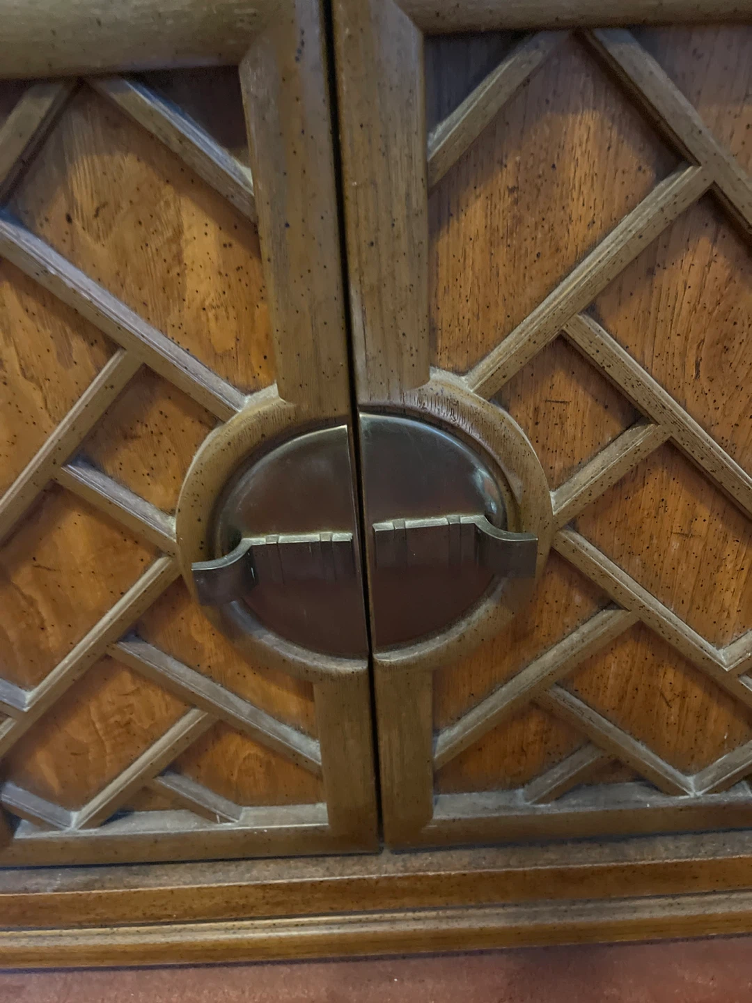 Vintage Wooden Dresser with Mirror - photo 2