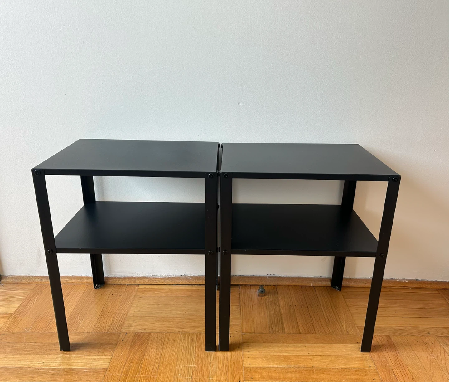 IKEA KNAARREVIK Side Table (Black) - Set of 2