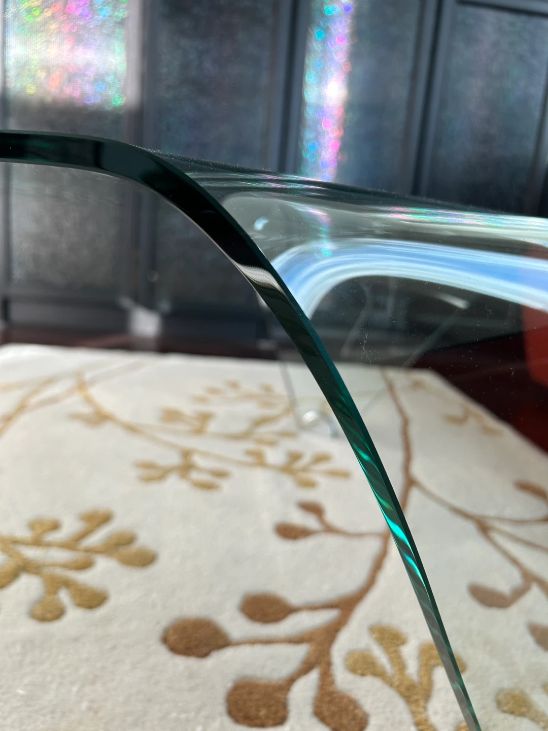 Modern Sculptural Bent Glass Coffee Table - photo 3