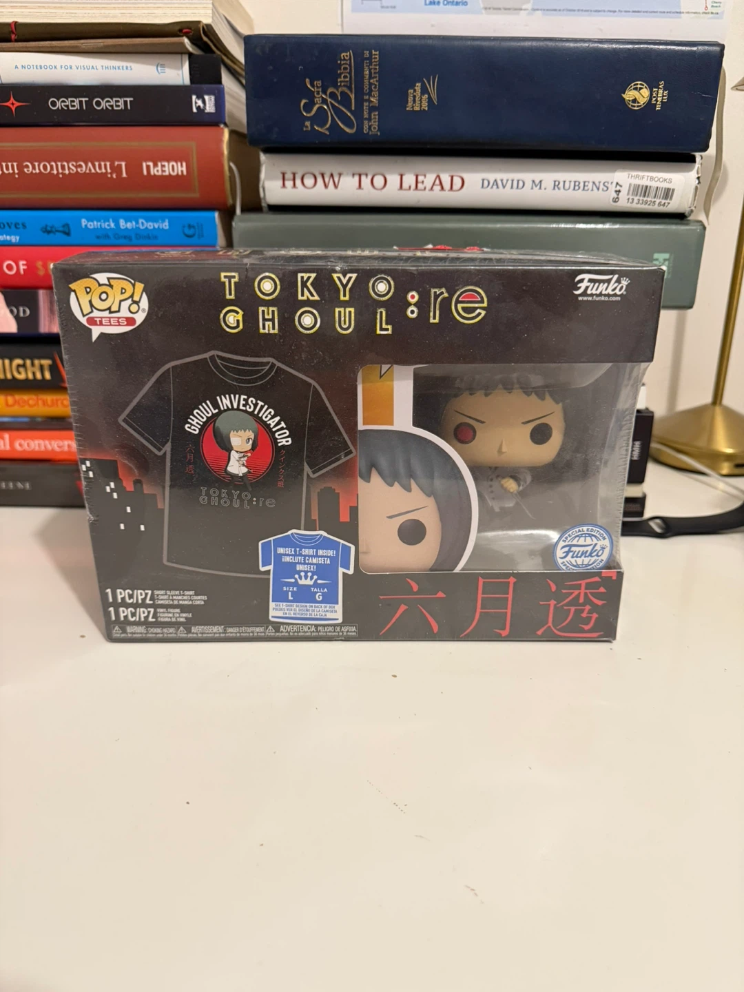 Sealed Funko Pop! Tokyo Ghoul:re - T-Shirt & Figure