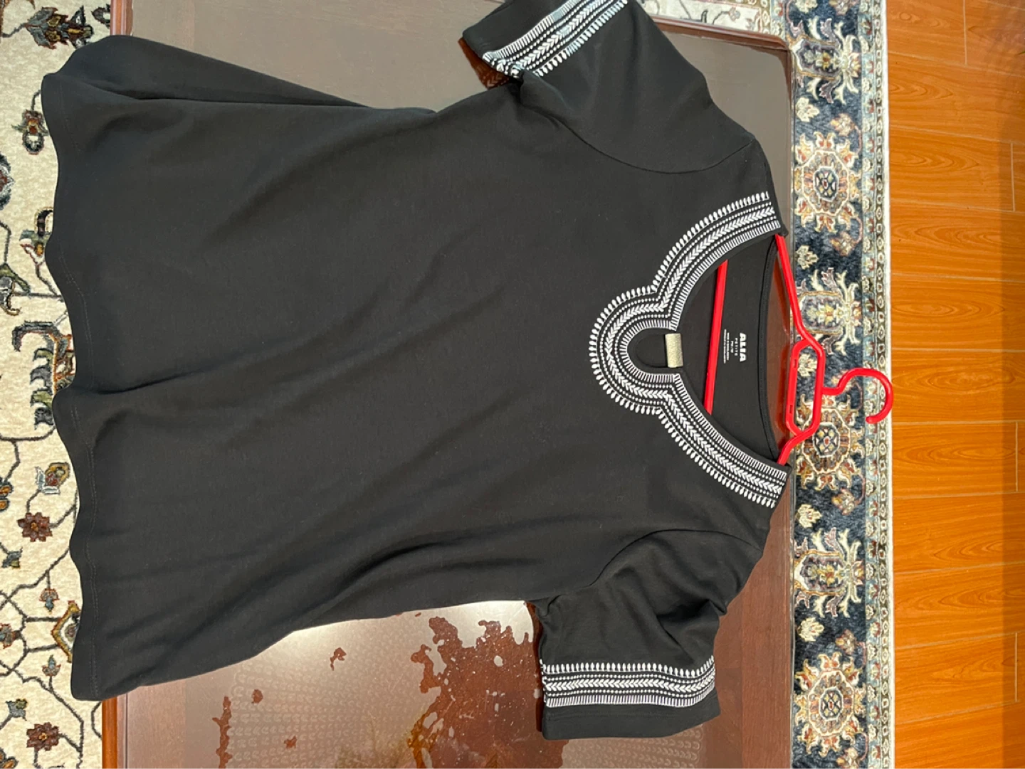 Black Alia Embellished T-Shirt - photo 2